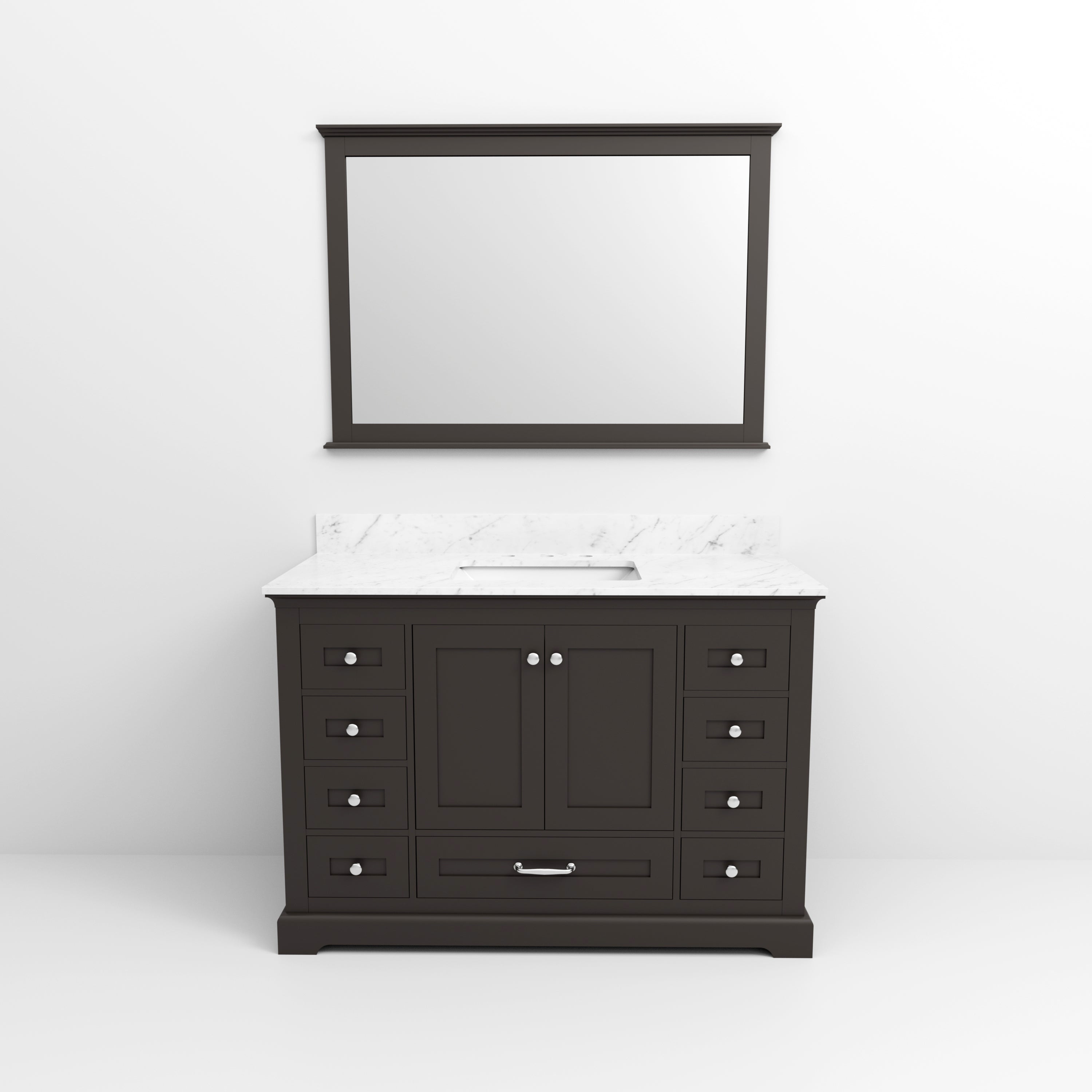 Dukes 48 in. W x 22 in. D Espresso Single Bath Vanity