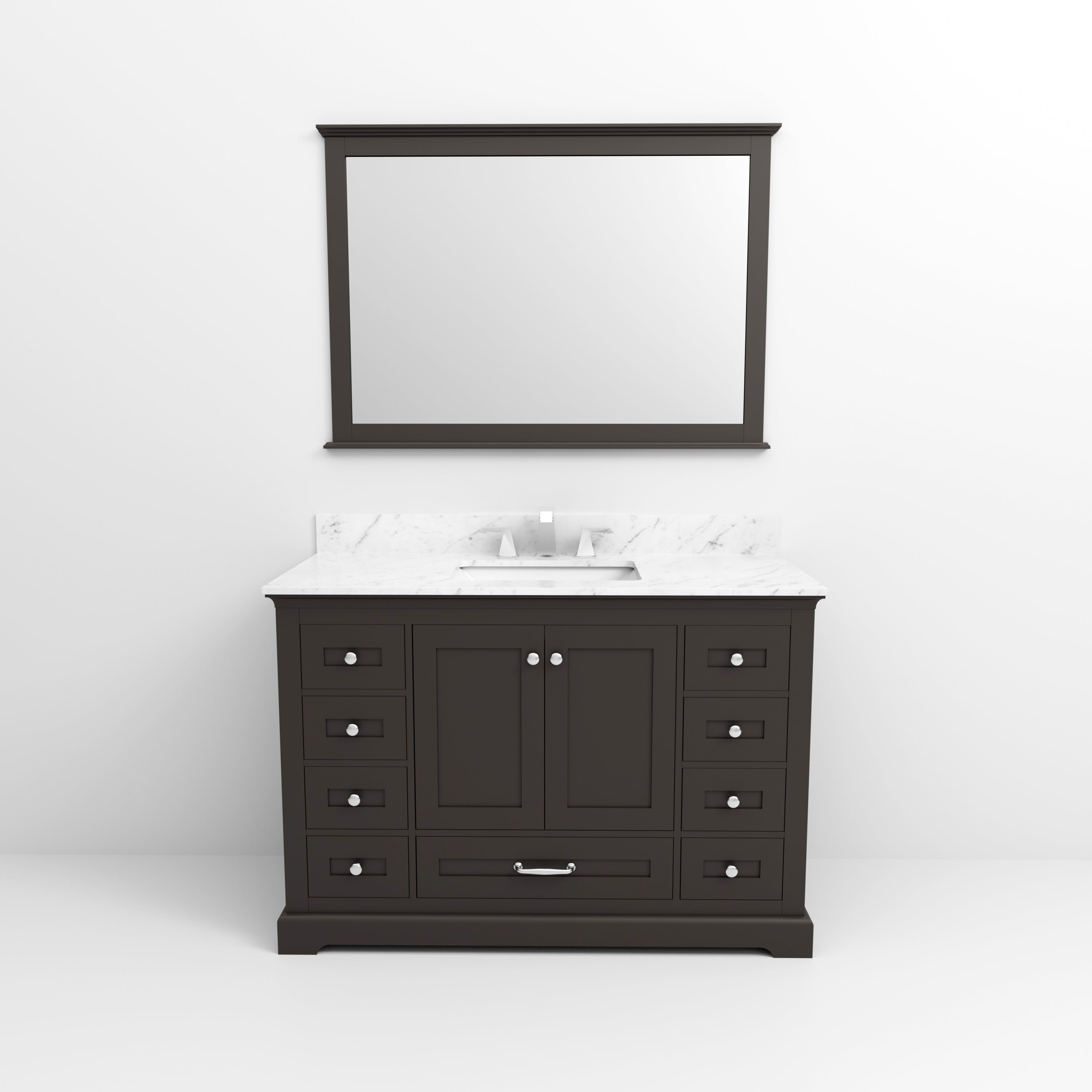 Dukes 48 in. W x 22 in. D Espresso Single Bath Vanity