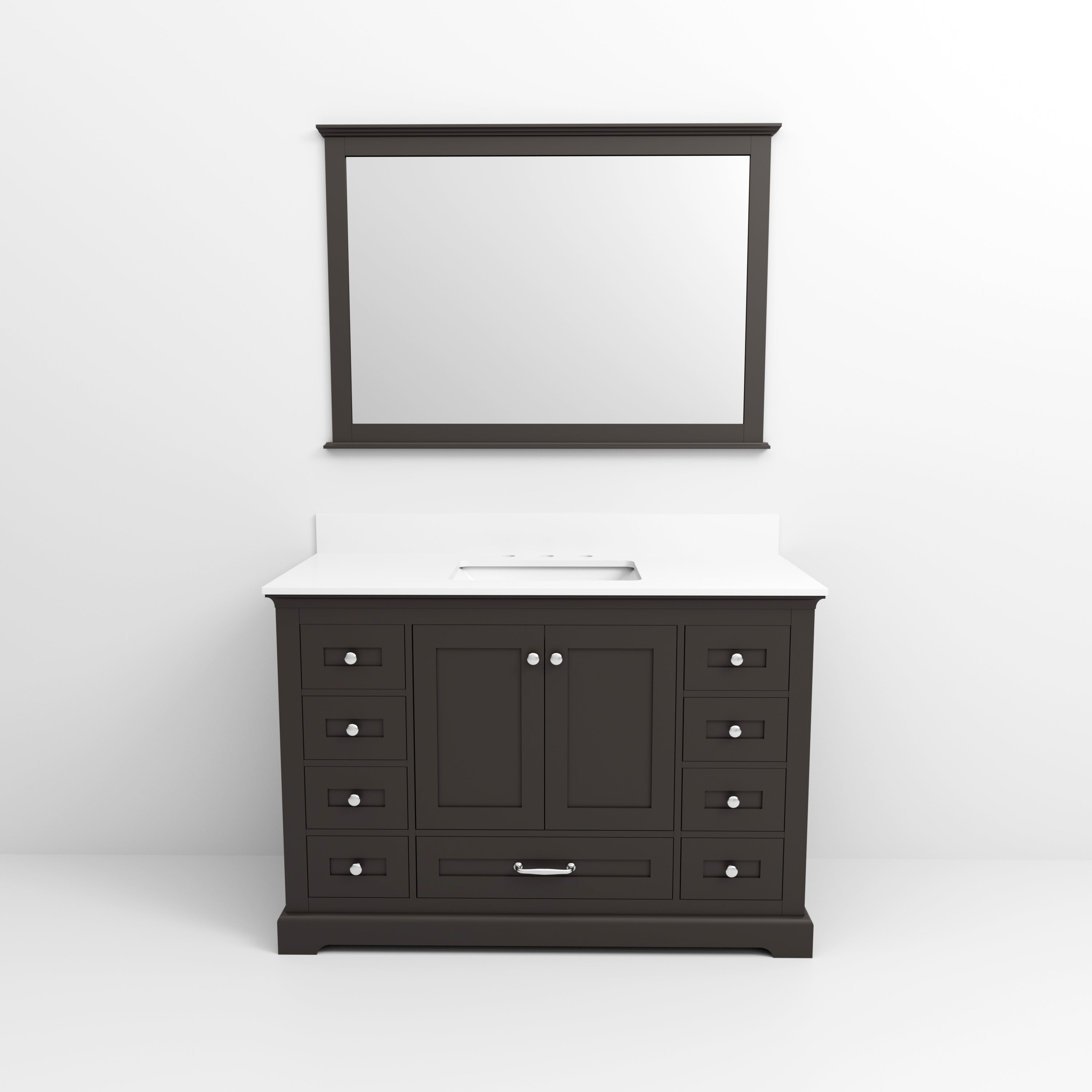 Dukes 48 in. W x 22 in. D Espresso Single Bath Vanity