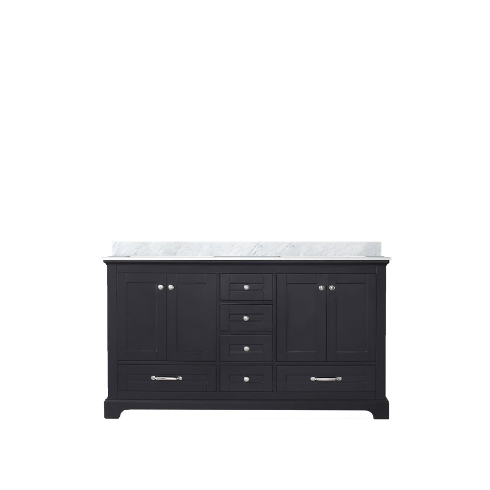 Dukes 60 in. W x 22 in. D Espresso Double Bath Vanity