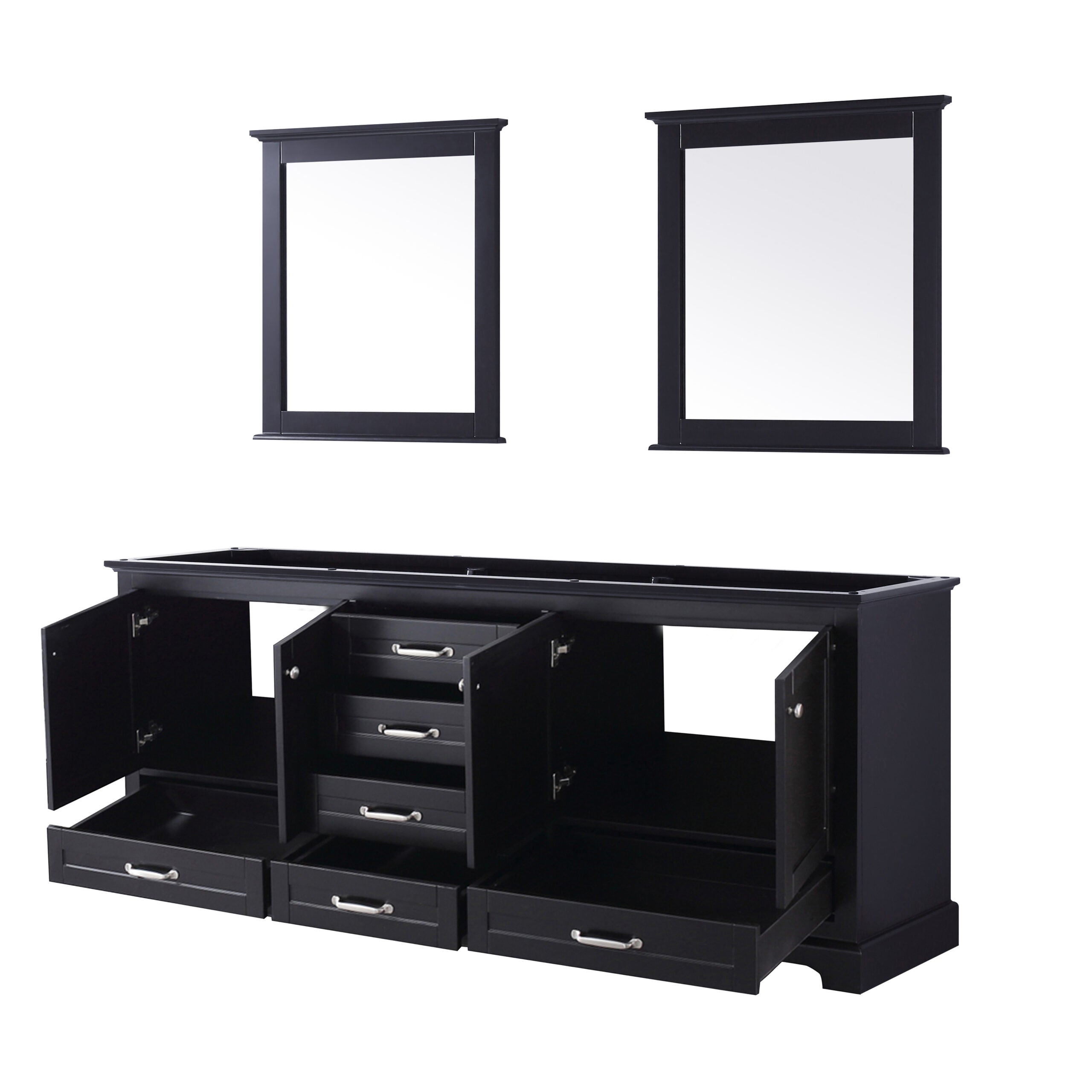 Dukes 80 in. W x 22 in. D Espresso Double Bath Vanity
