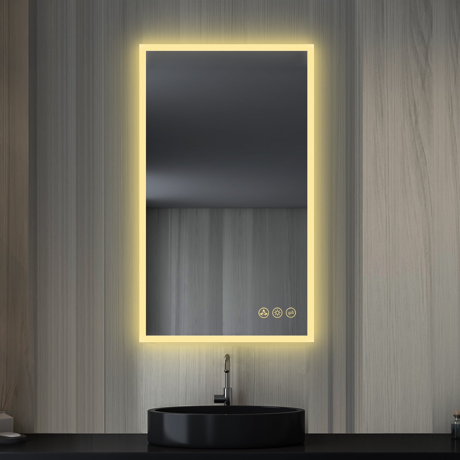Blossom Beta LED Mirror with Frosted Sides LED M2
