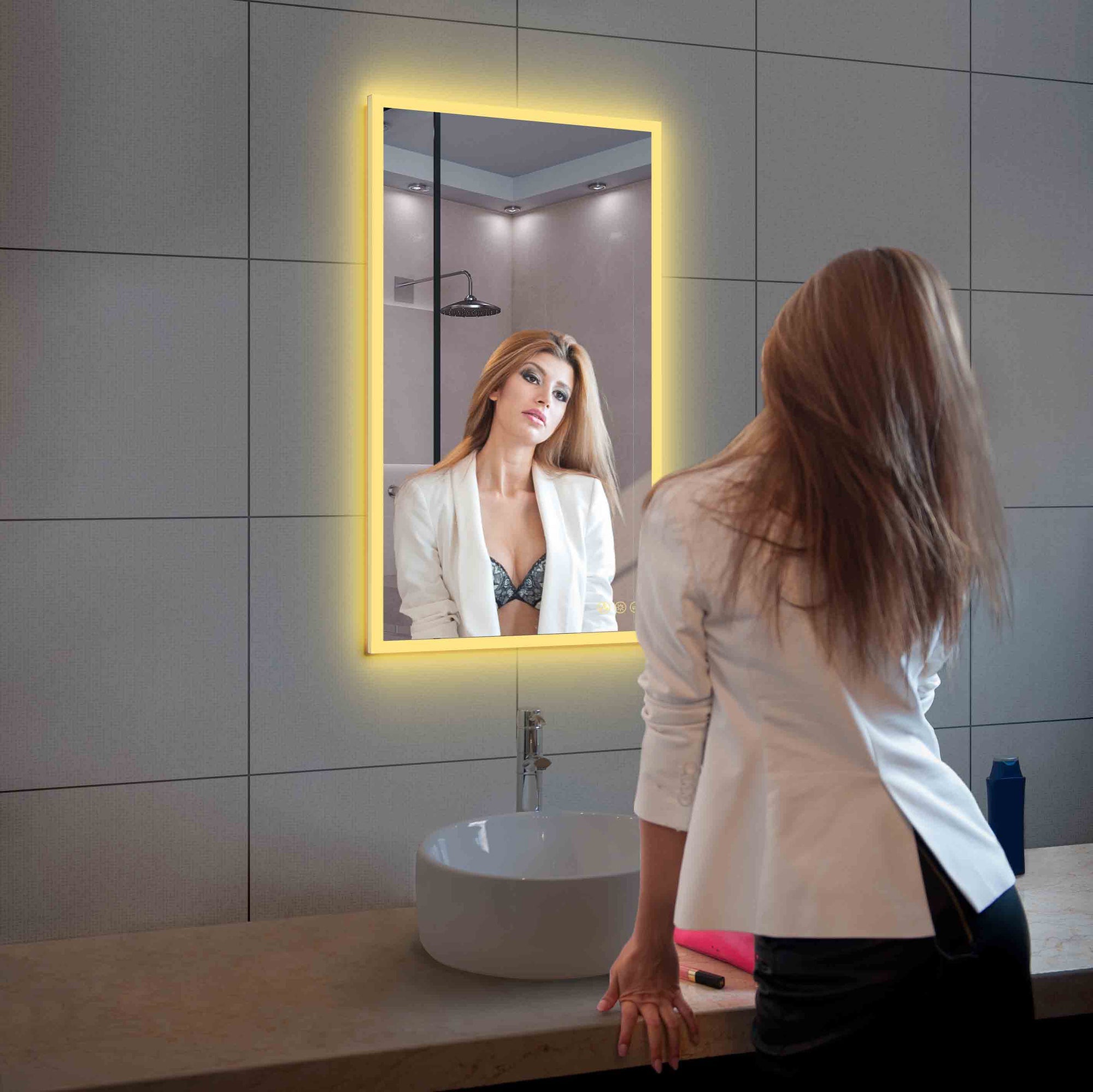 Blossom Beta LED Mirror with Frosted Sides LED M2