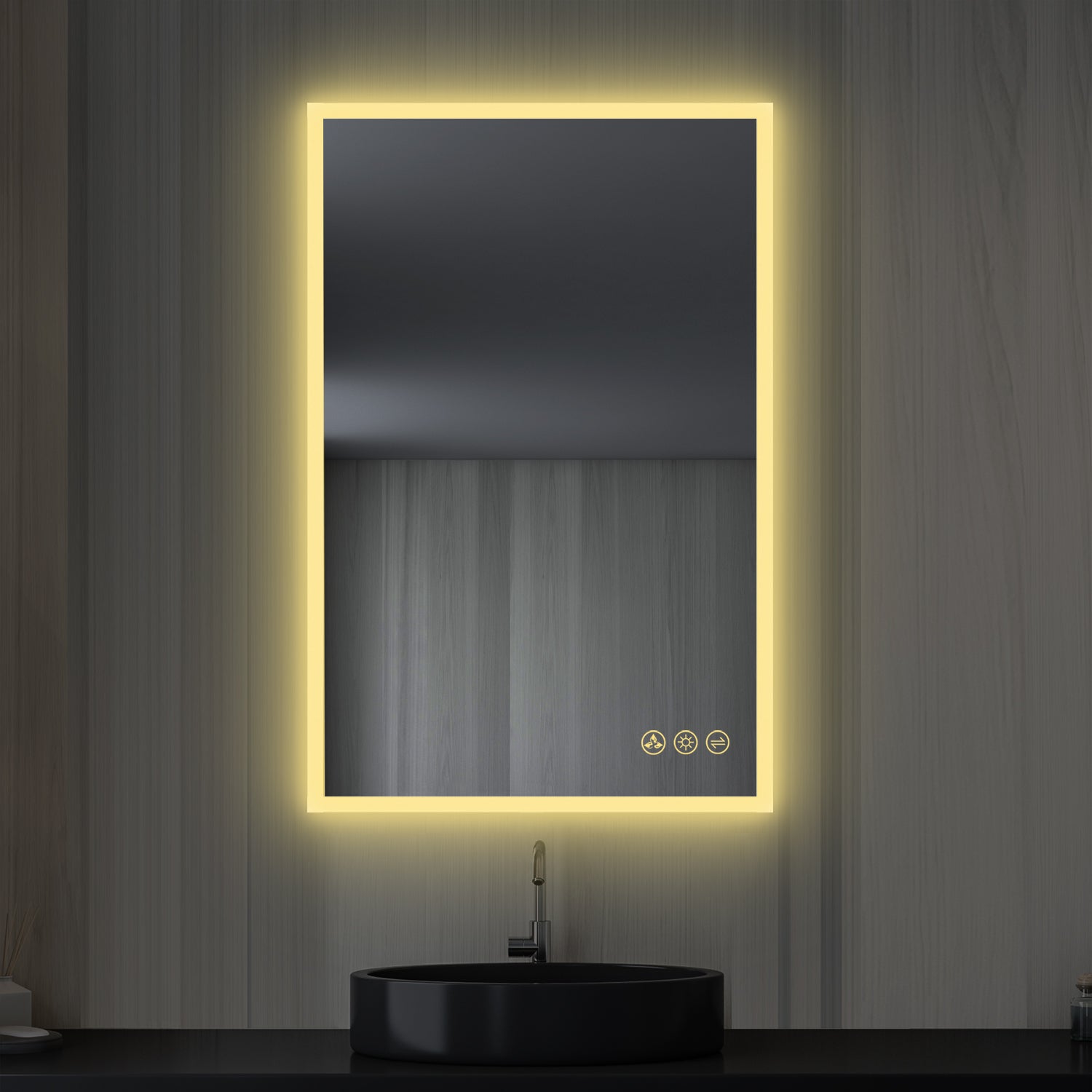 Blossom Beta LED Mirror with Frosted Sides LED M2