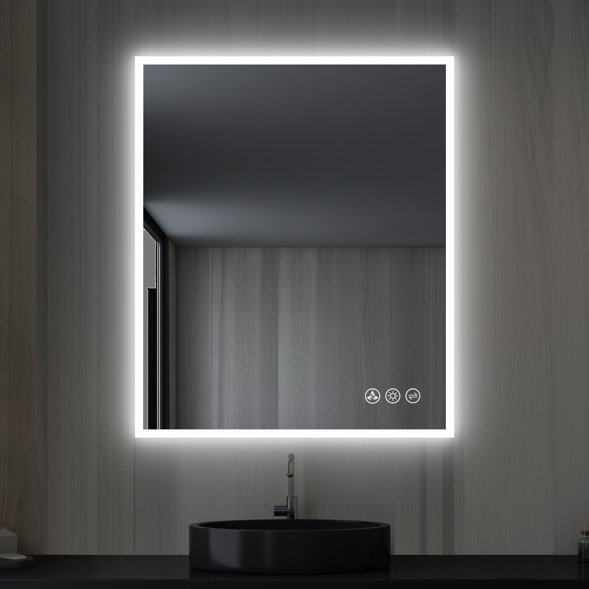 Blossom Beta LED Mirror with Frosted Sides LED M2