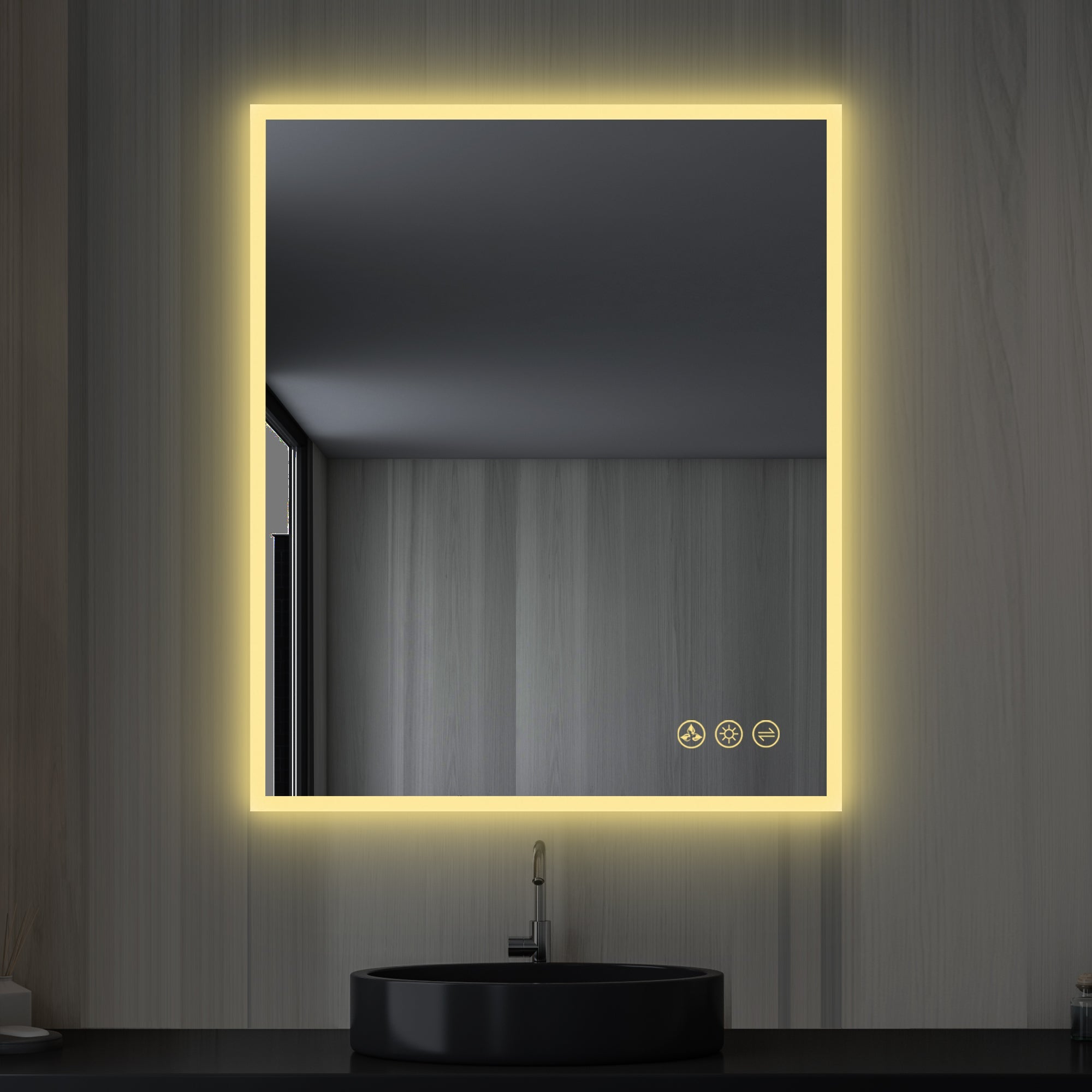 Blossom Beta LED Mirror with Frosted Sides LED M2