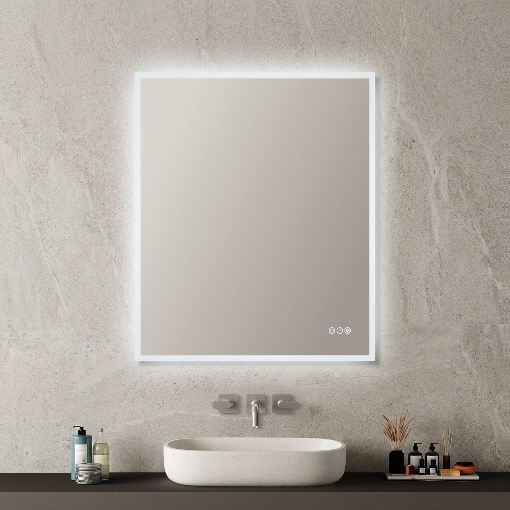 Blossom Beta LED Mirror with Frosted Sides LED M2