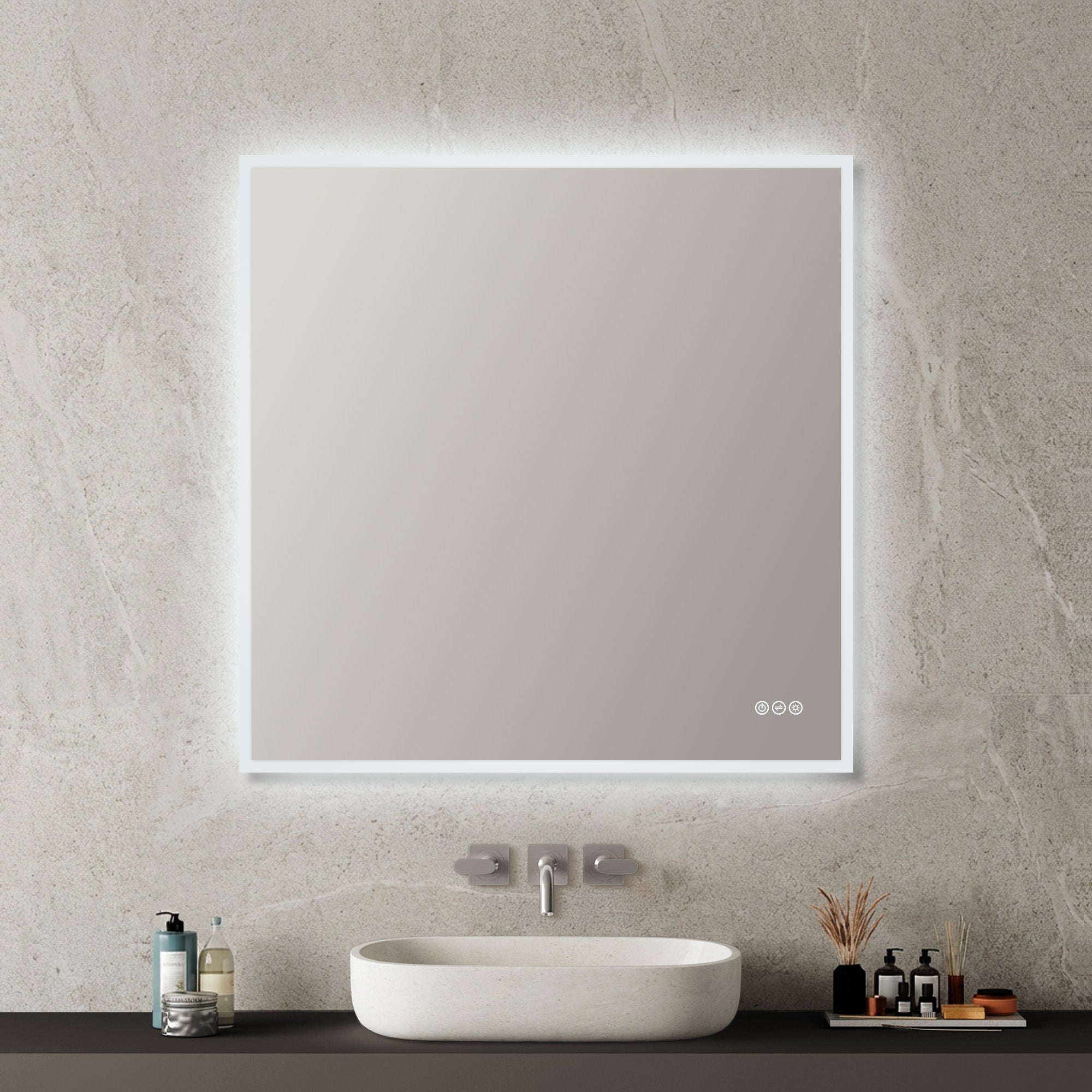 Blossom Beta LED Mirror with Frosted Sides LED M2