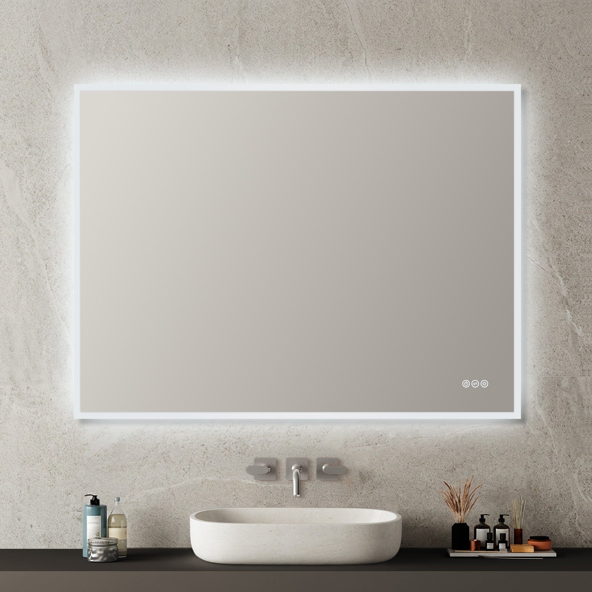Blossom Beta LED Mirror with Frosted Sides LED M2