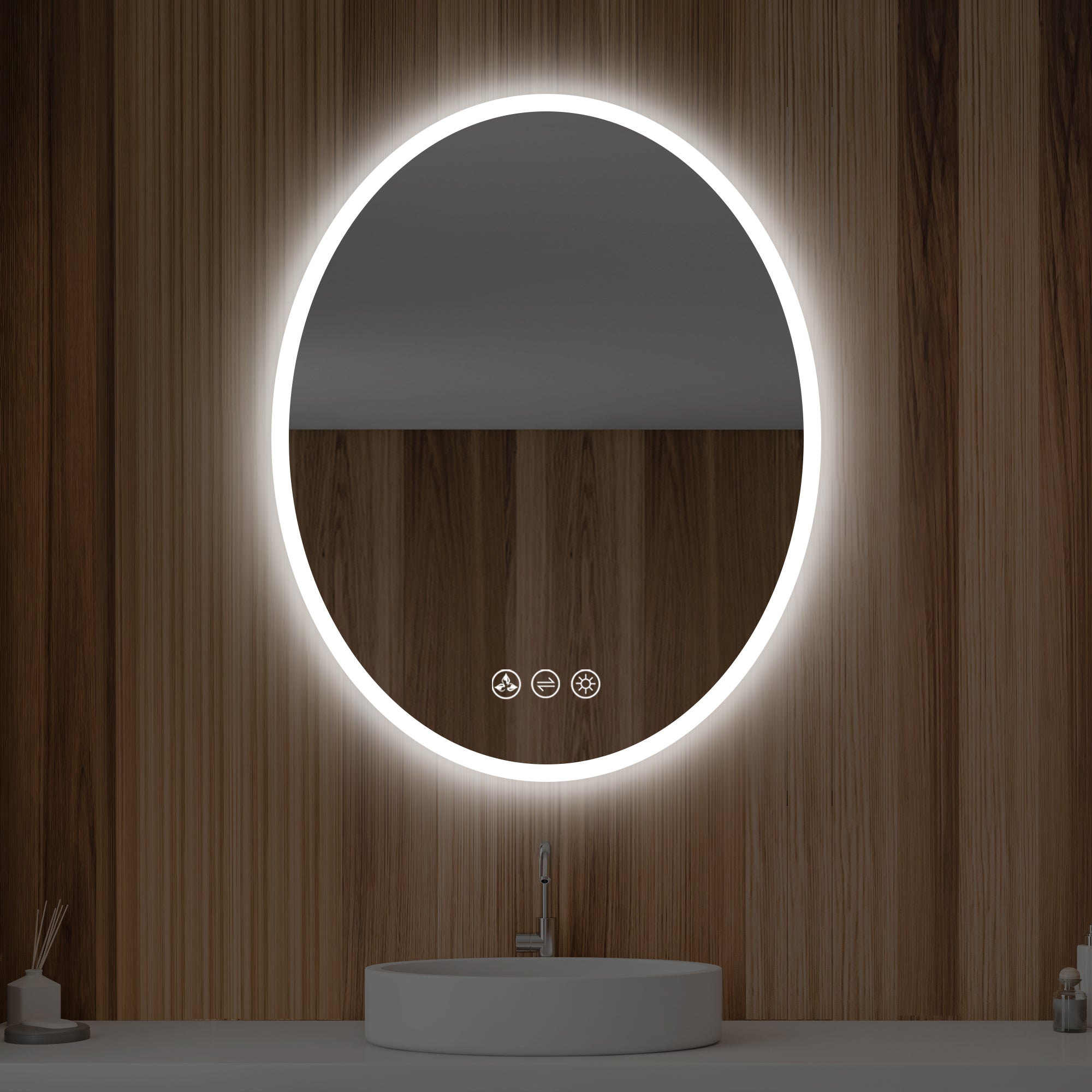 Blossom Oval LED Mirror LED M6