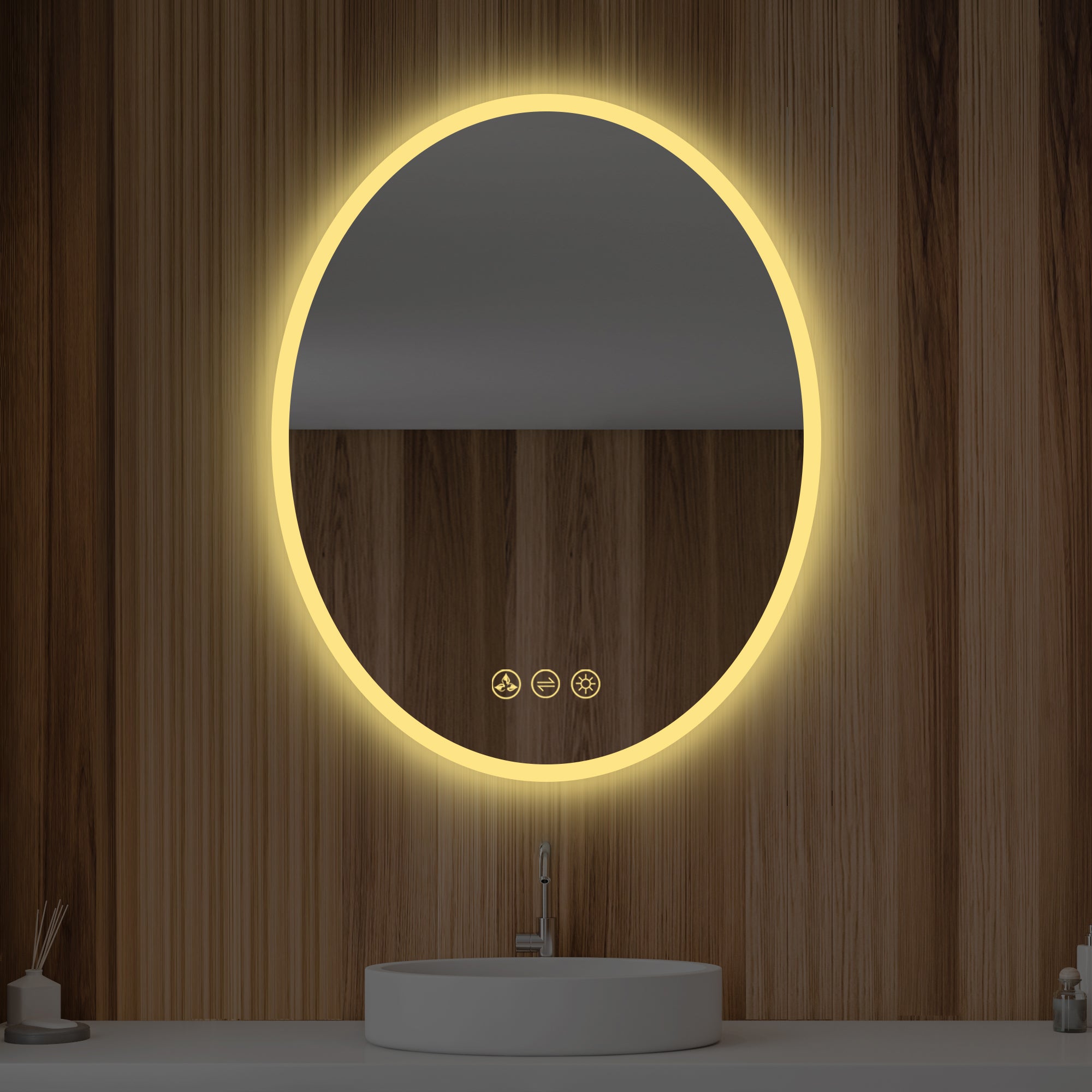 Blossom Oval LED Mirror LED M6