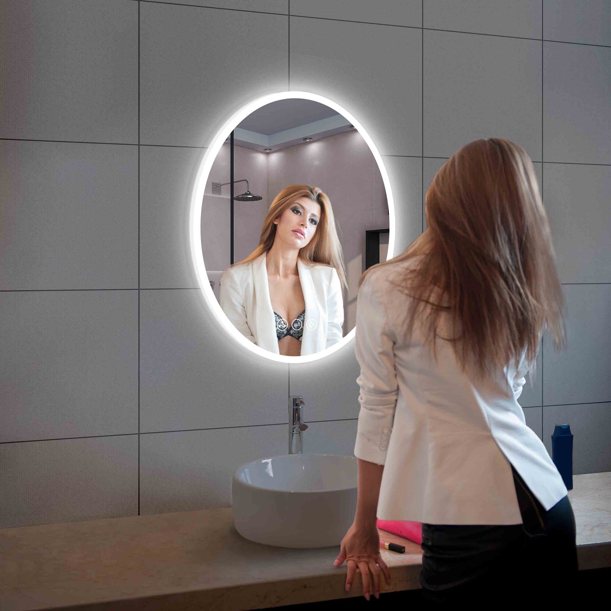 Blossom Oval LED Mirror LED M6
