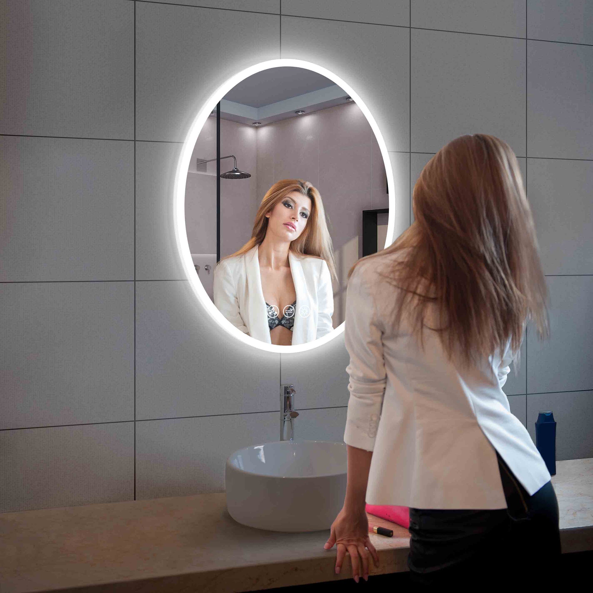 Blossom Oval LED Mirror LED M6