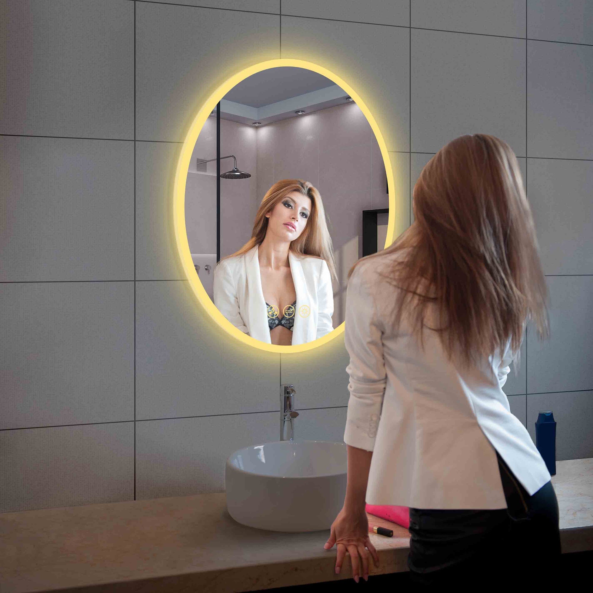 Blossom Oval LED Mirror LED M6