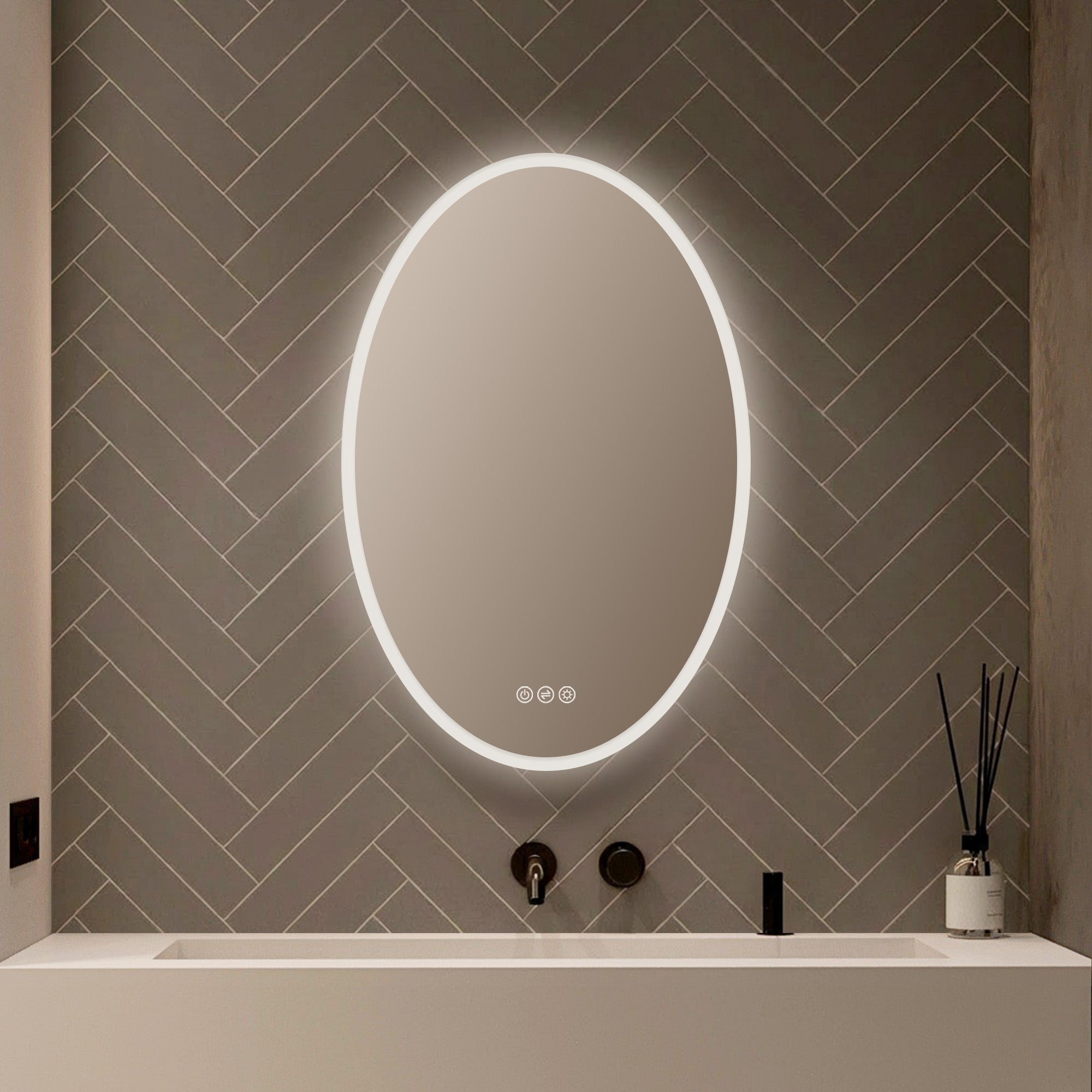 Blossom Oval LED Mirror LED M6