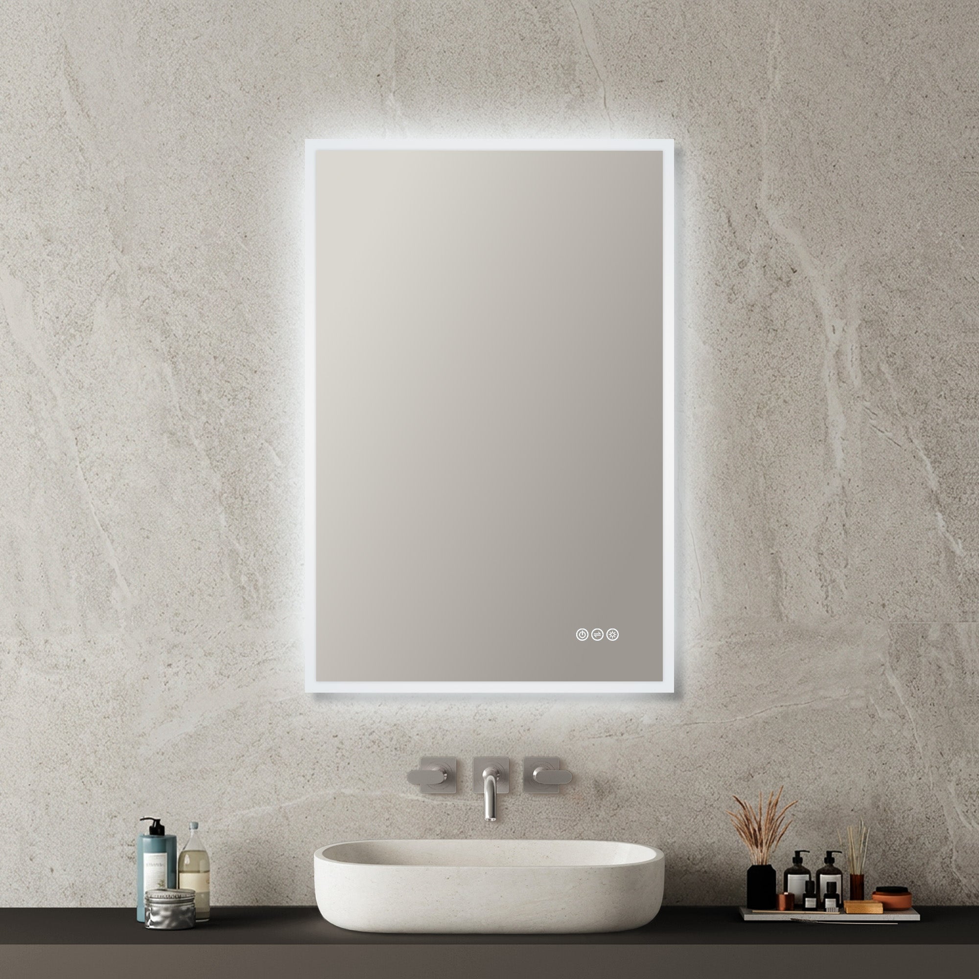 Blossom Beta LED Mirror with Frosted Sides LED M2
