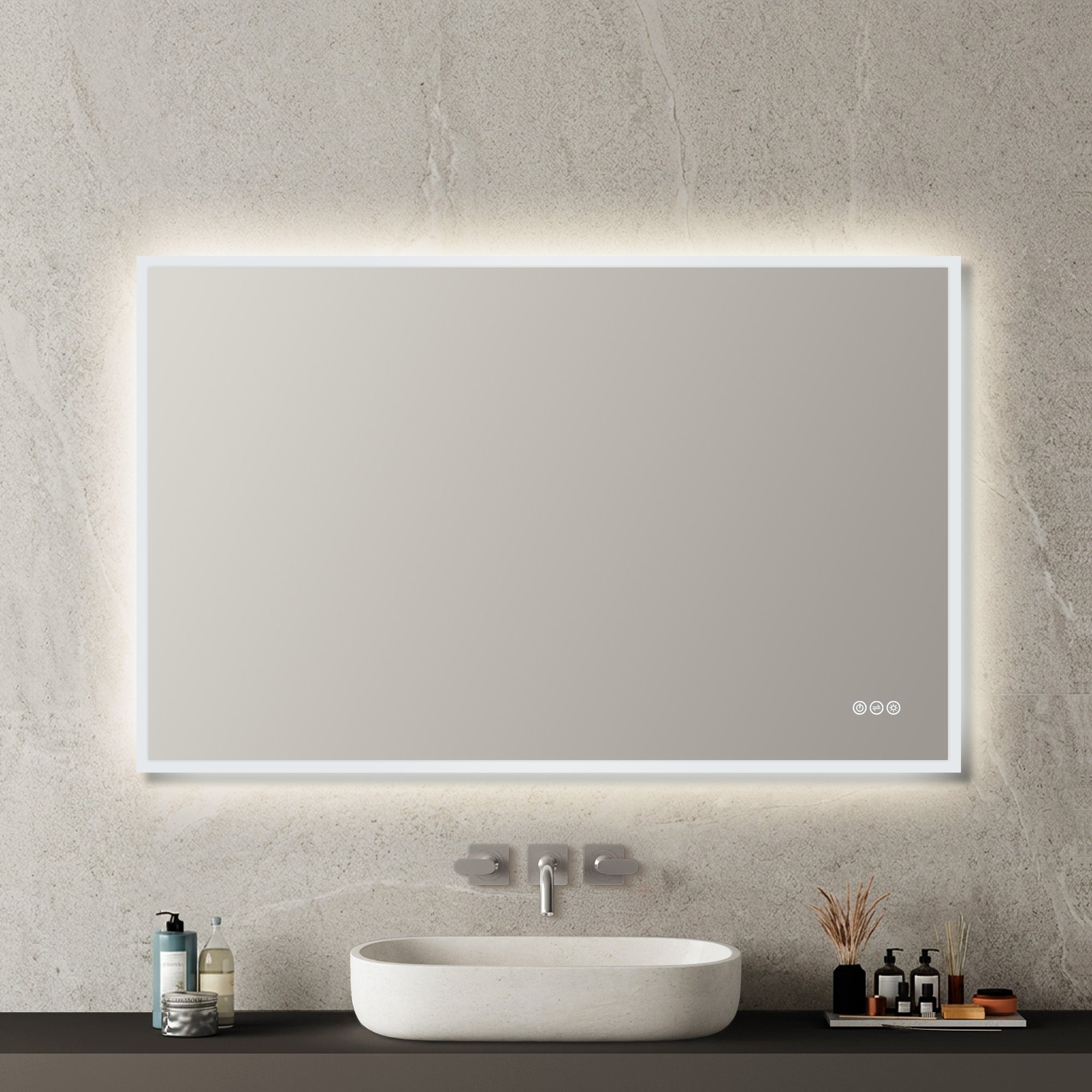 Blossom Beta LED Mirror with Frosted Sides LED M2