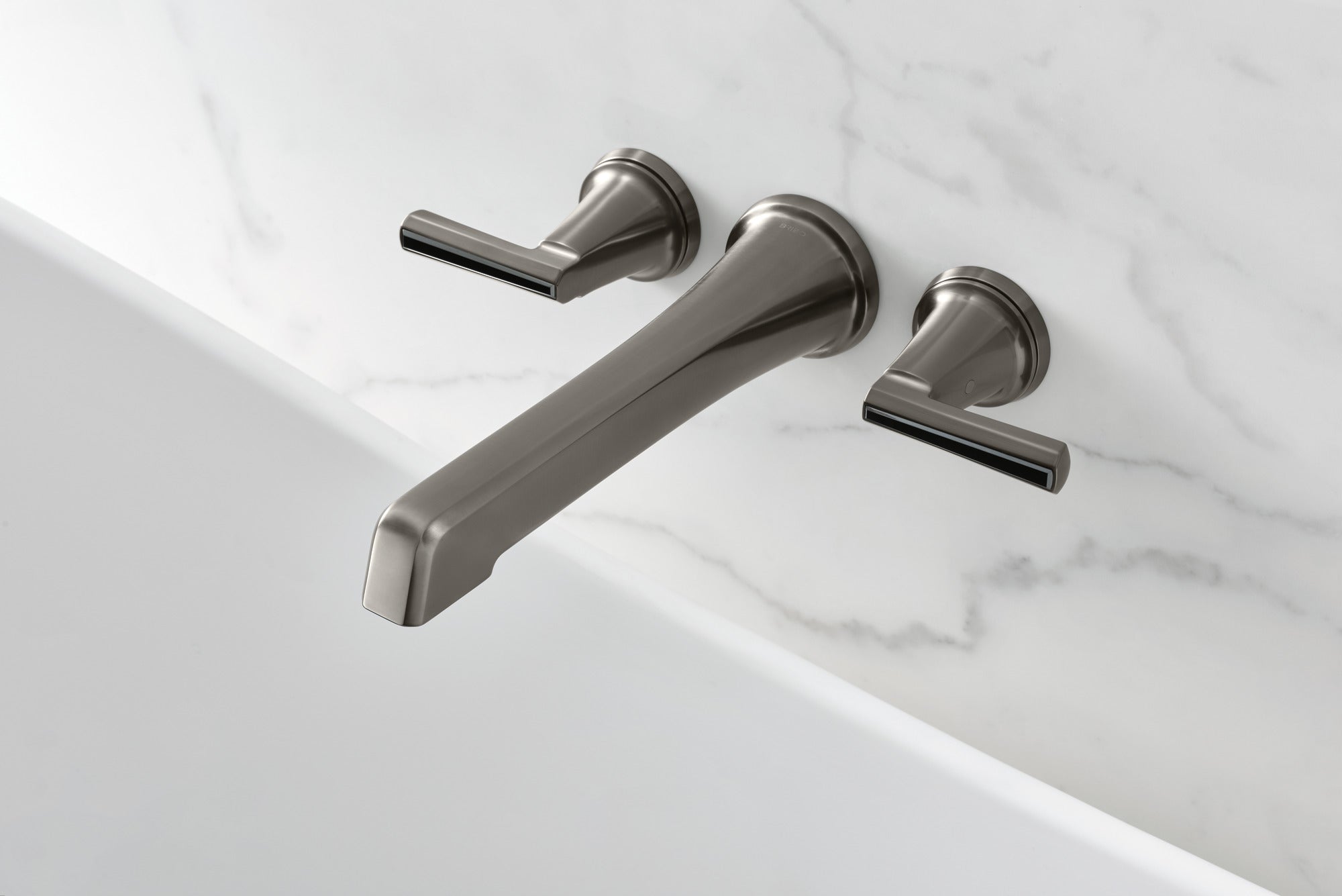 Brizo Levoir™ Two-Handle Wall Mount Tub Filler - Less Handles