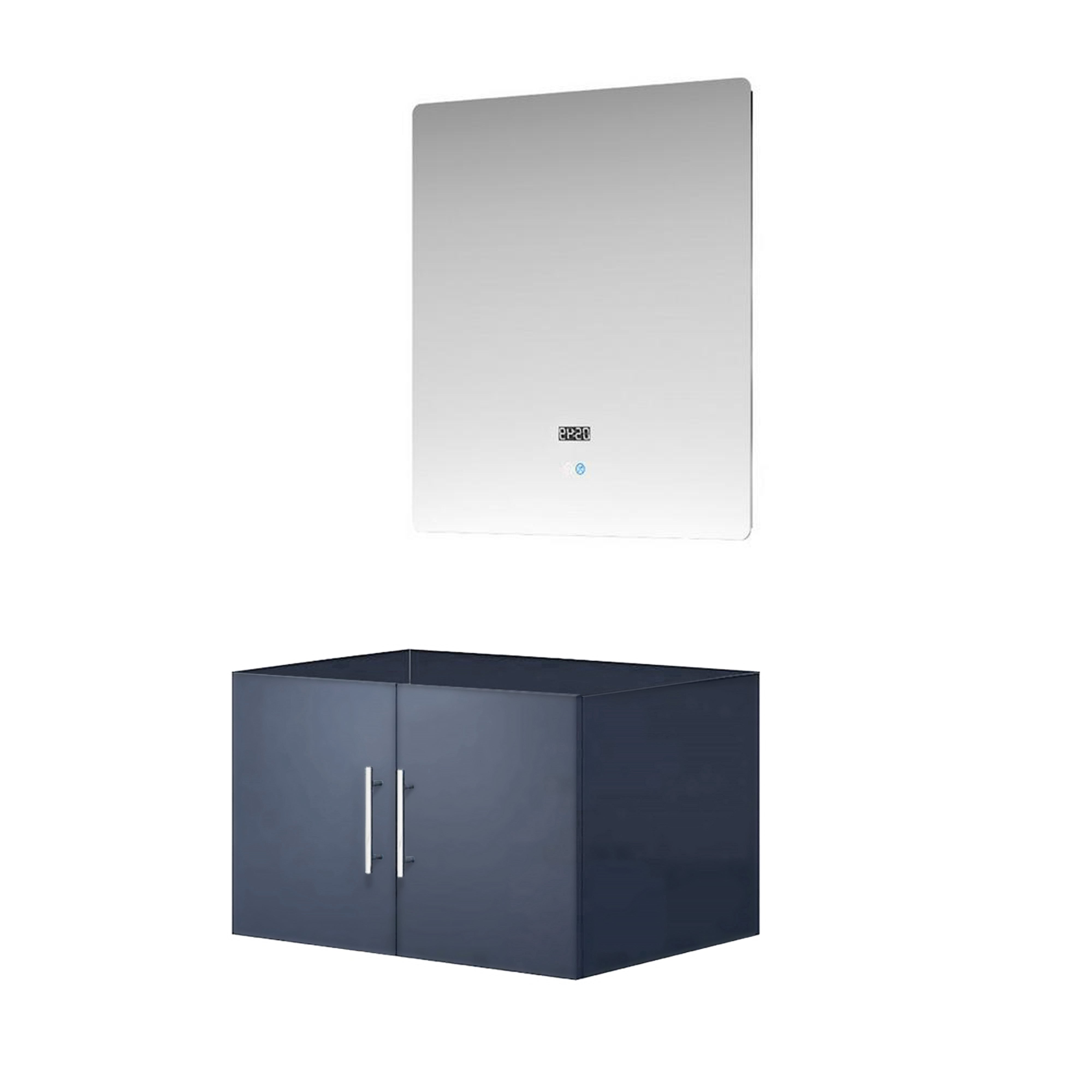 Geneva 30 in. W x 22 in. D Dark Grey Bath Vanity