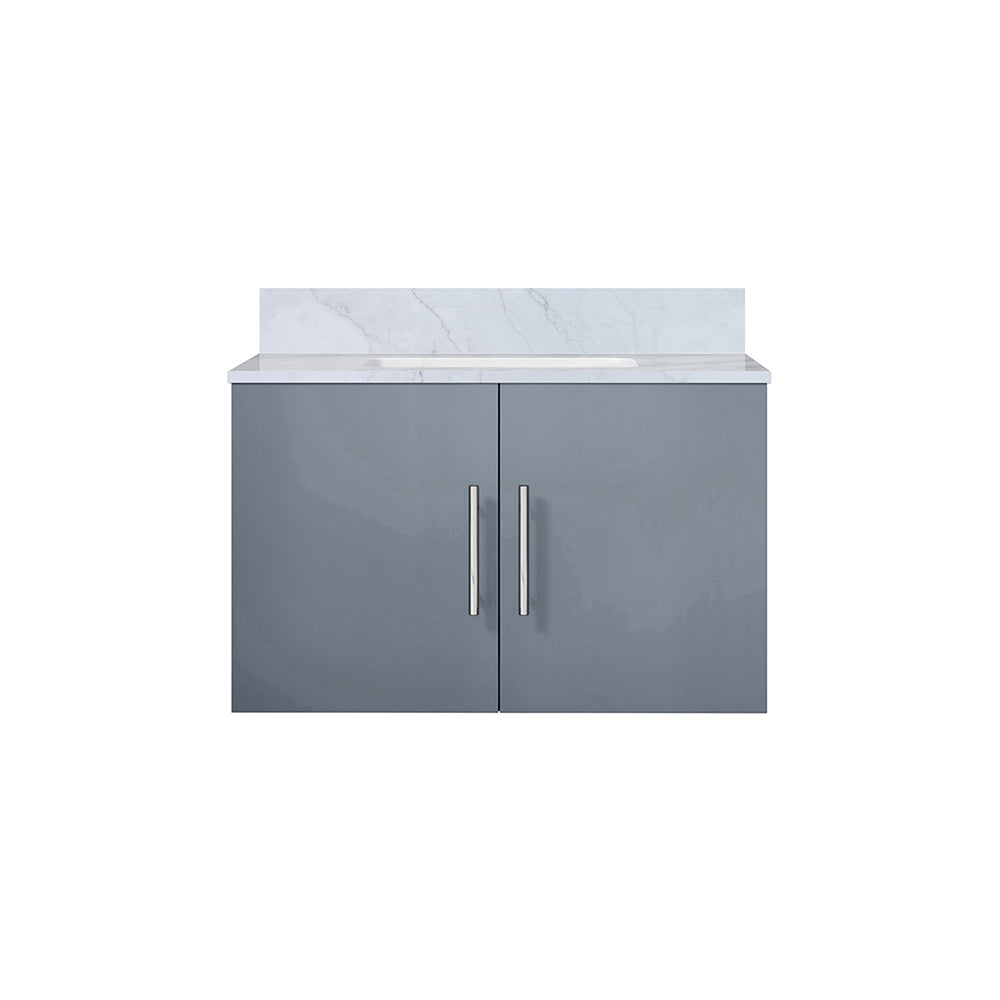 Geneva 30 in. W x 22 in. D Dark Grey Bath Vanity