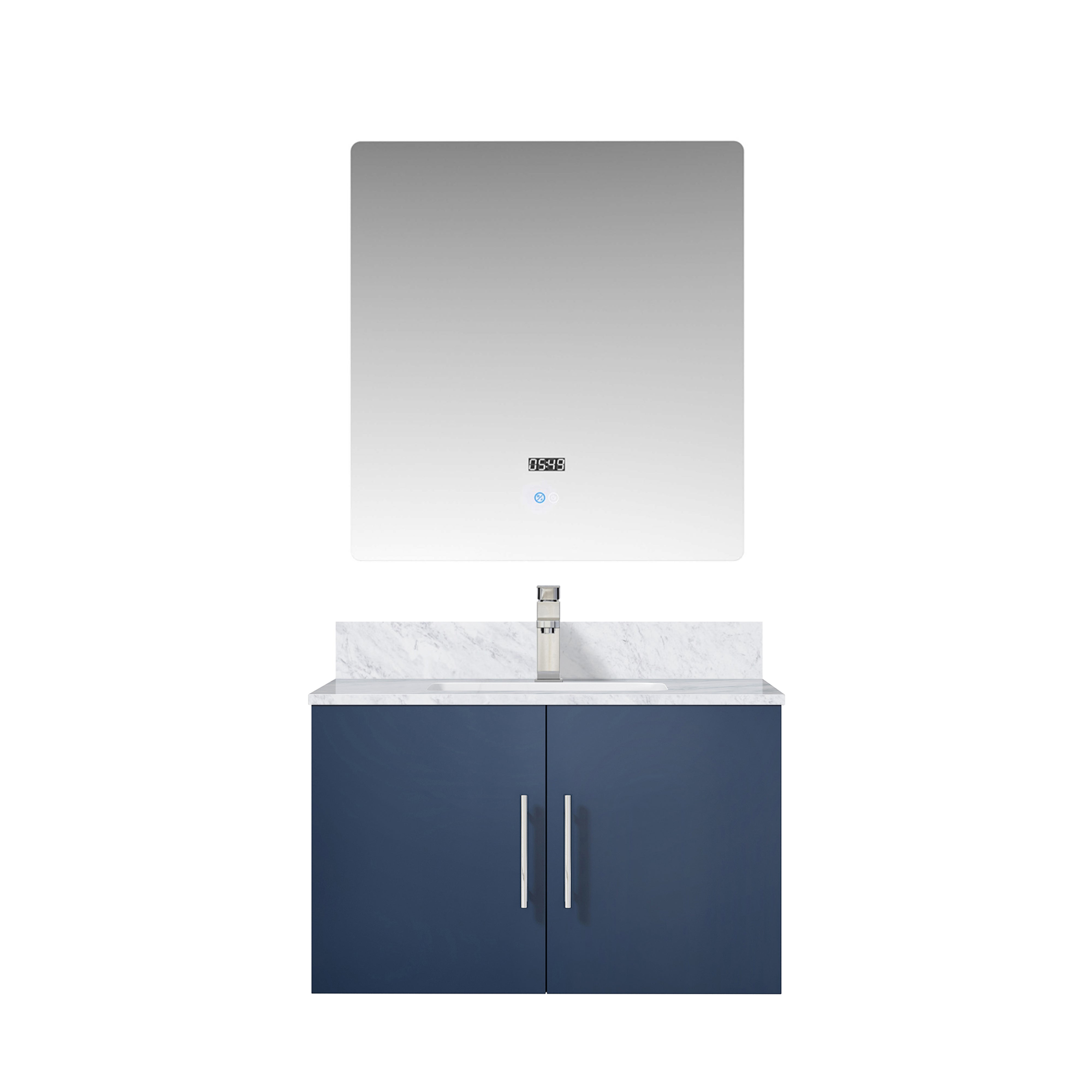 Geneva 30 in. W x 22 in. D Navy Blue Bath Vanity