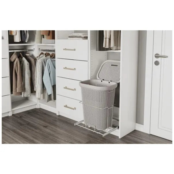 Hardware Resources Laundry Hamper Pullout LHPOC18SC - Closet Laundry Organizer | Hardware Resources