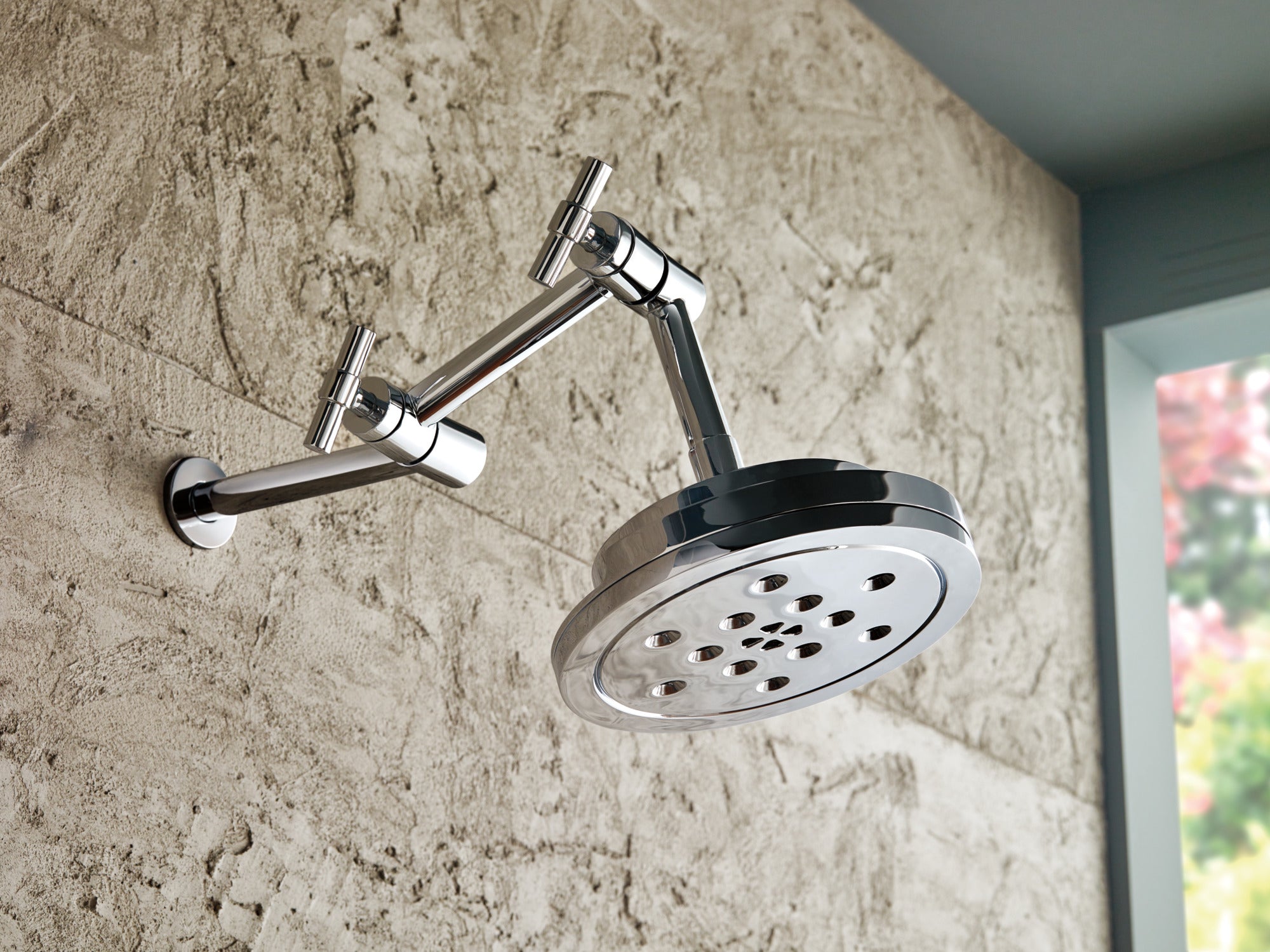 Brizo Litze® 8” H<sub>2</sub>Okinetic<sup>®</sup> Round Multi-Function Wall Mount Showerhead
