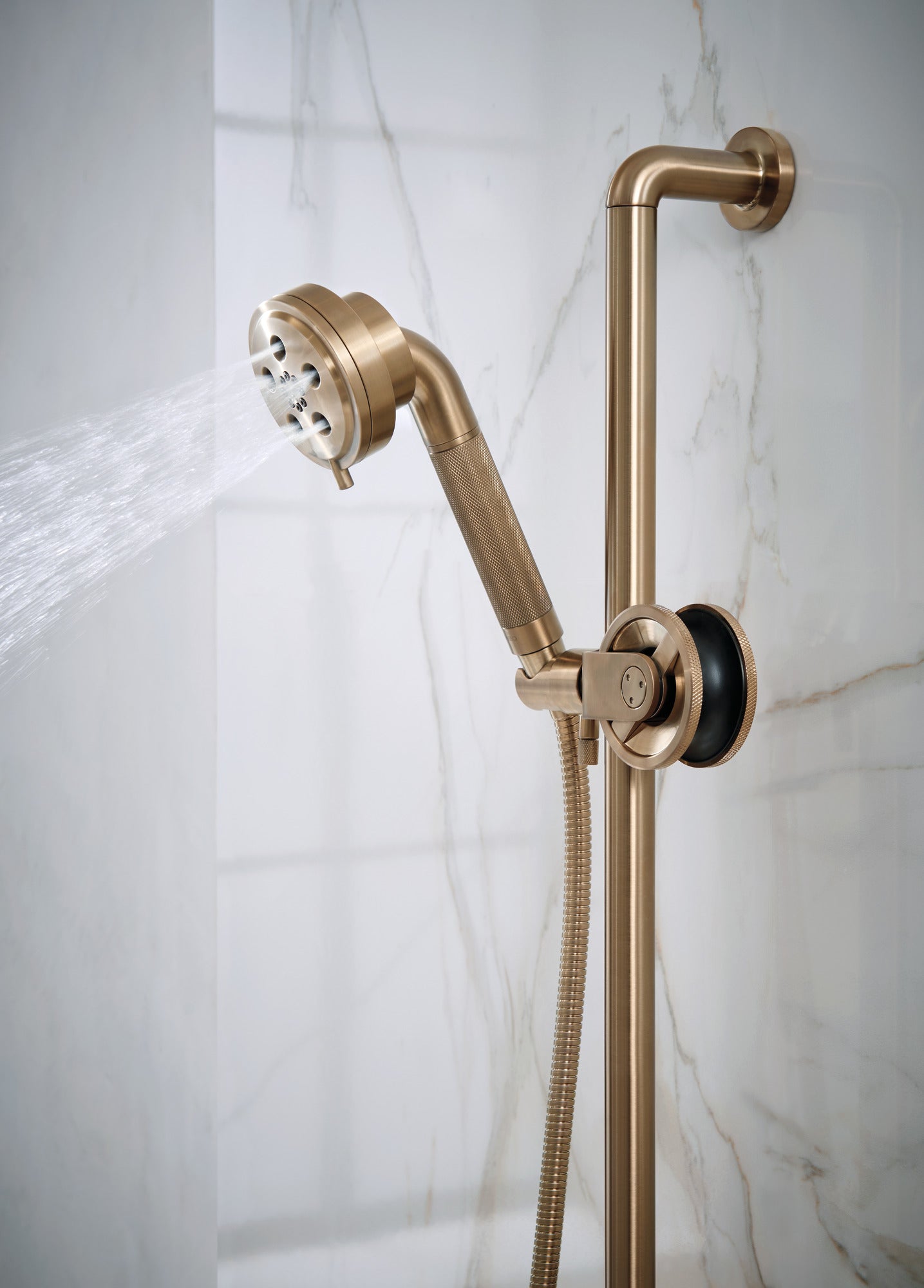 Brizo Litze® Slide Bar Handshower with H<sub>2</sub>OKinetic<sup>®</sup> Technology