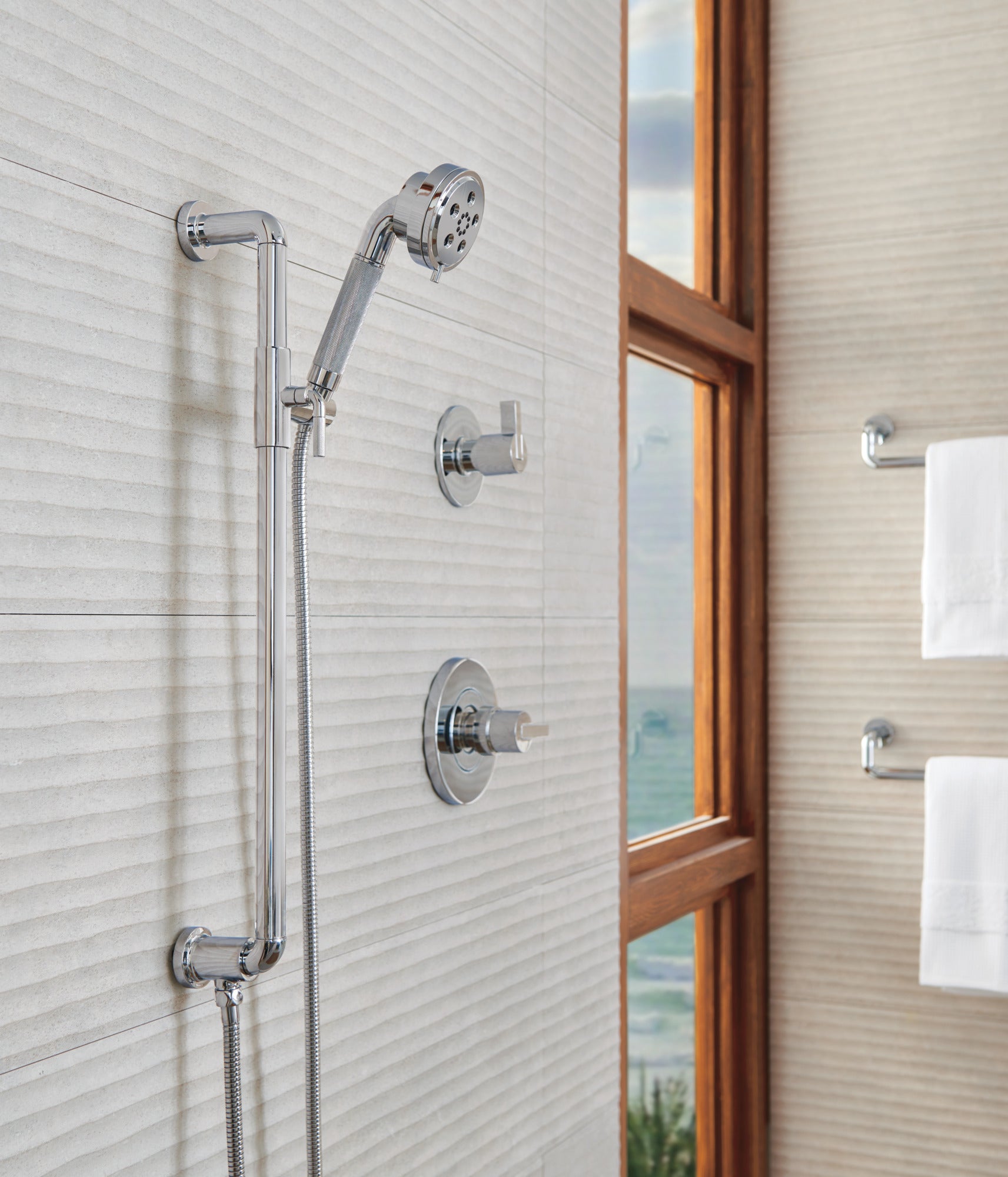Brizo Litze® Slide Bar Handshower with H2OKinetic® Technology