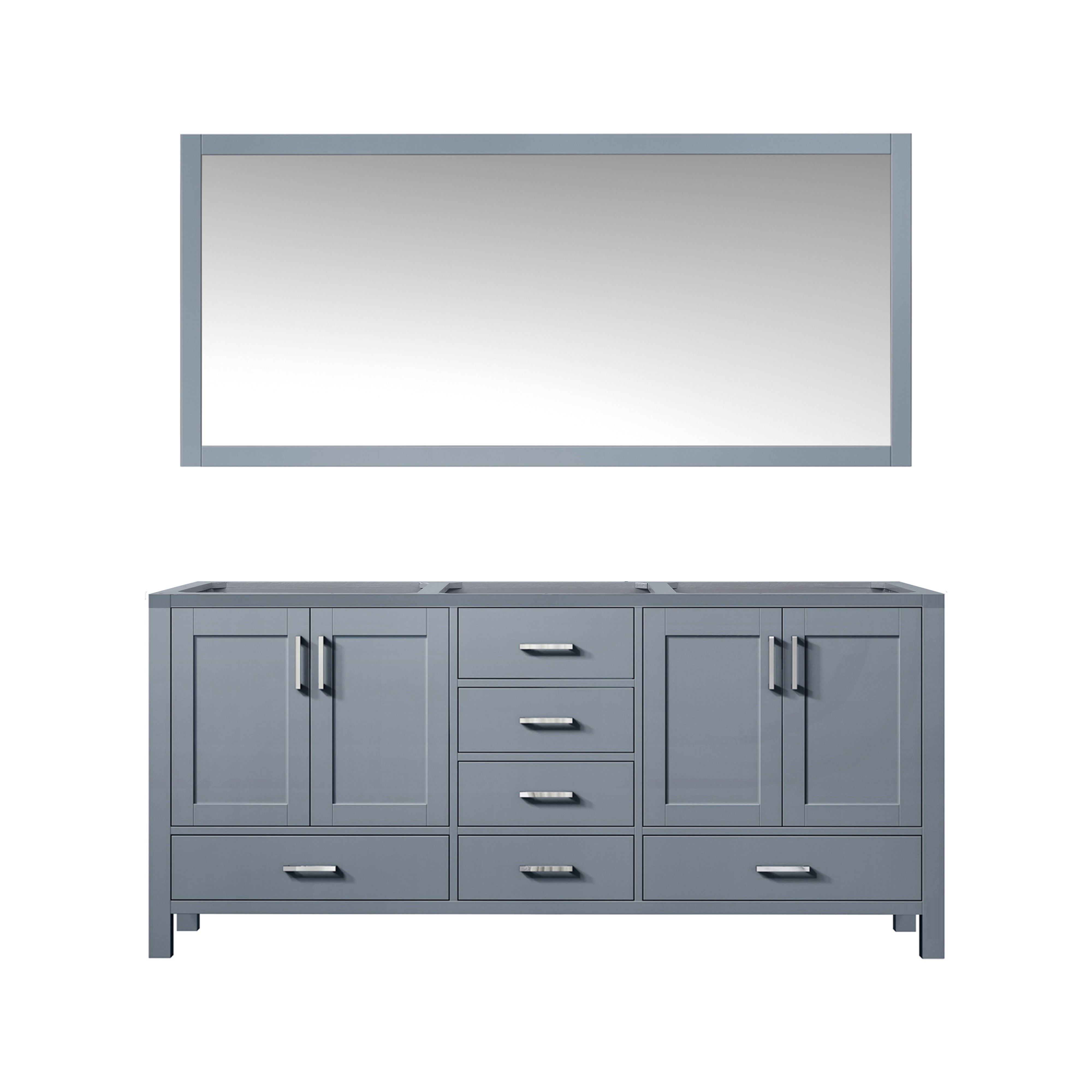 Jacques 60 in. W x 22 in. D Dark Grey Double Bath Vanity