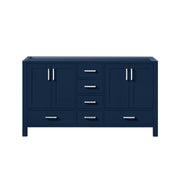 Jacques 60 in. W x 22 in. D Navy Blue Double Bath Vanity
