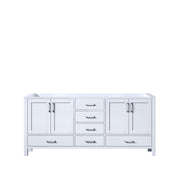 Jacques 72 in. W x 22 in. D White Double Bath Vanity