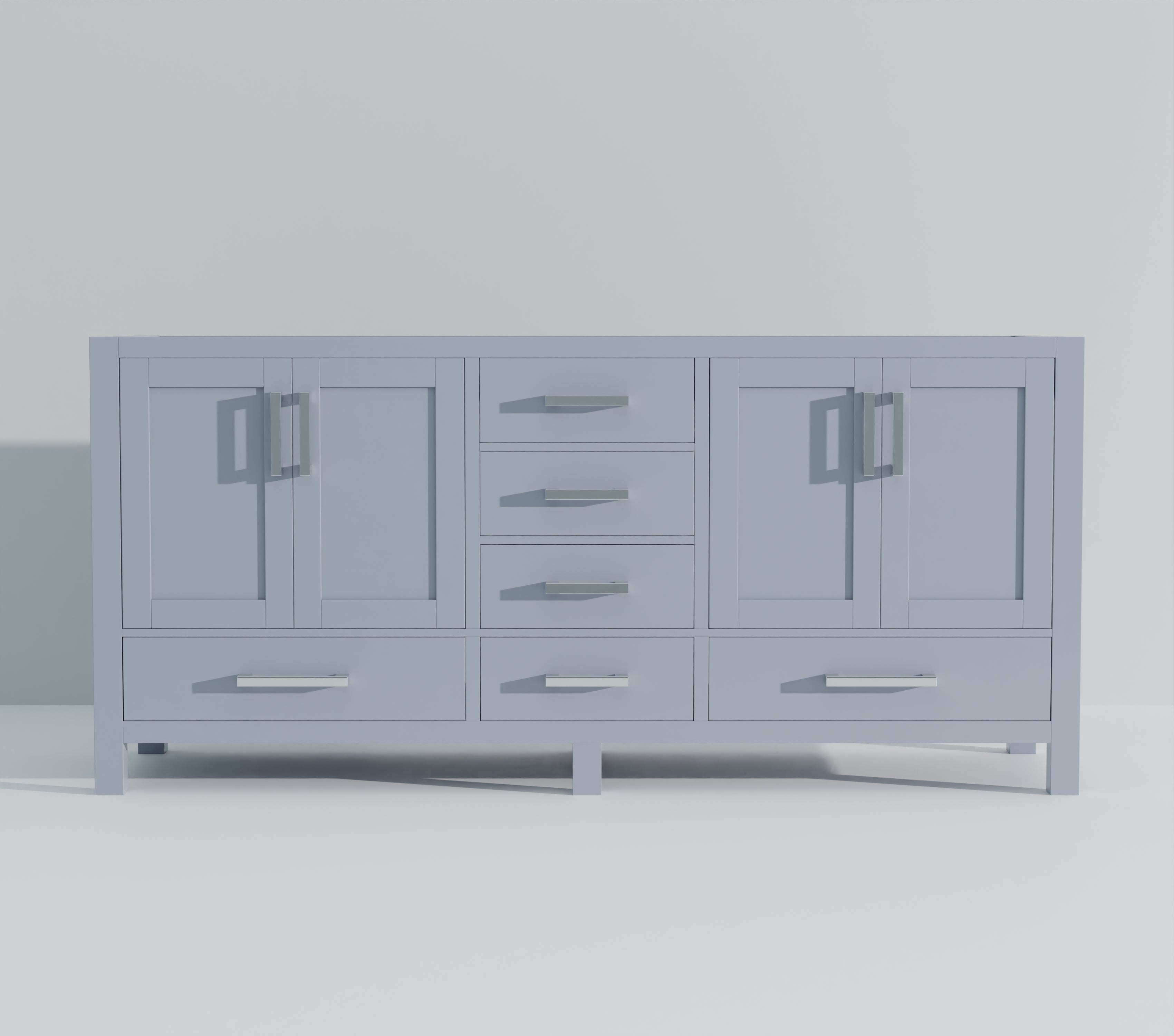 Jacques 72 in. W x 22 in. D Dark Grey Double Bath Vanity