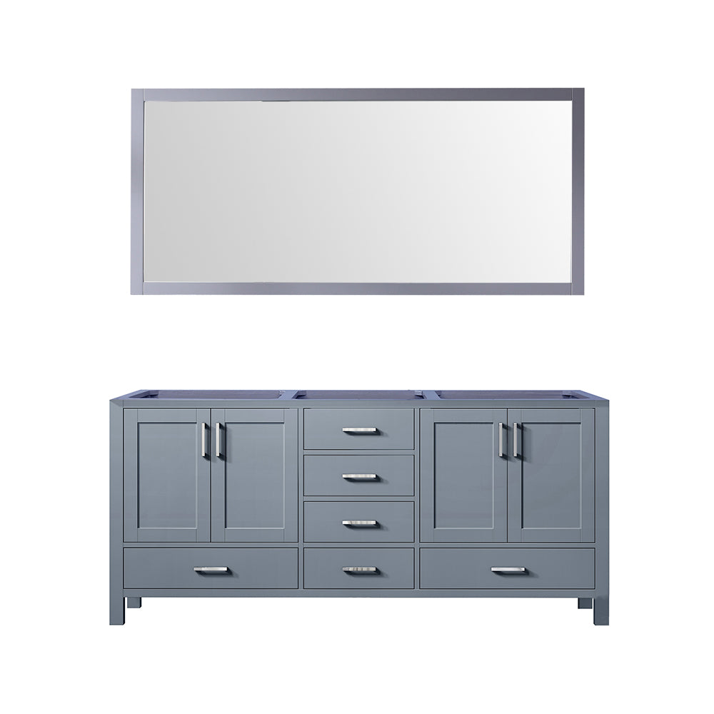 Jacques 72 in. W x 22 in. D Dark Grey Double Bath Vanity
