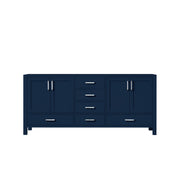 Jacques 72 in. W x 22 in. D Navy Blue Double Bath Vanity