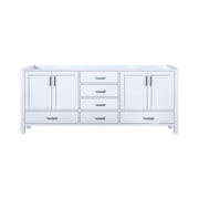 Jacques 80 in. W x 22 in. D White Double Bath Vanity