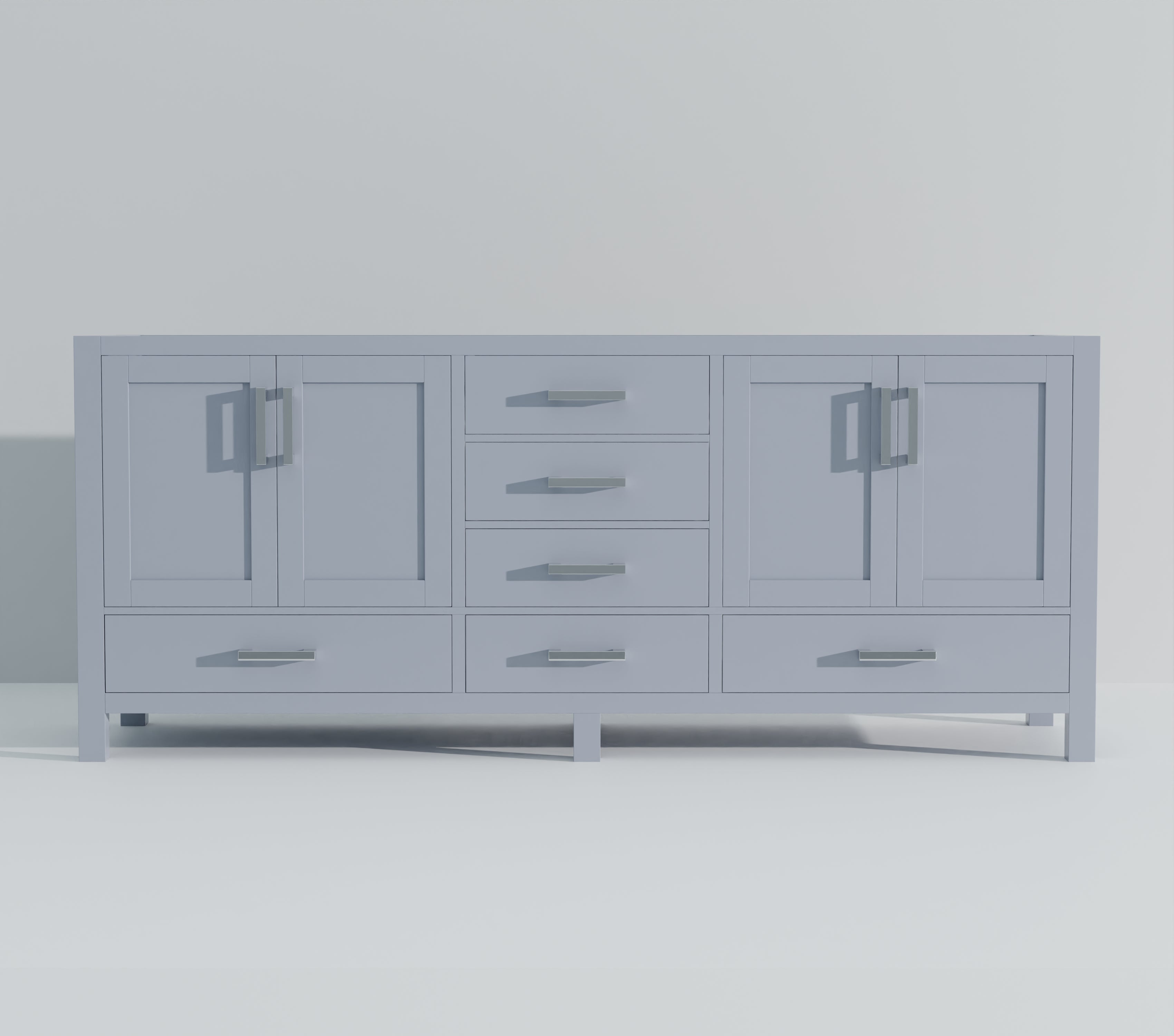 Jacques 80 in. W x 22 in. D Dark Grey Double Bath Vanity