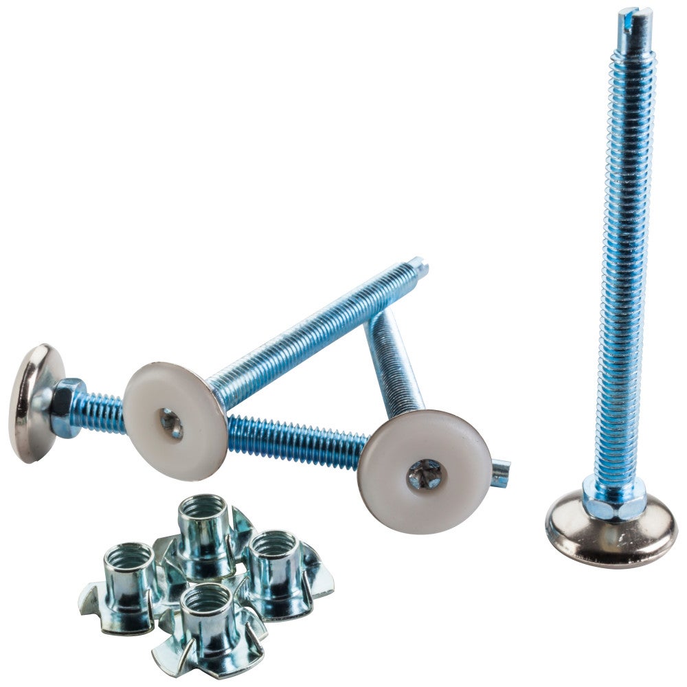 Hardware Resources Leg Leveler with T-nut 120 mm x 28.5 mm (4 per Bag)