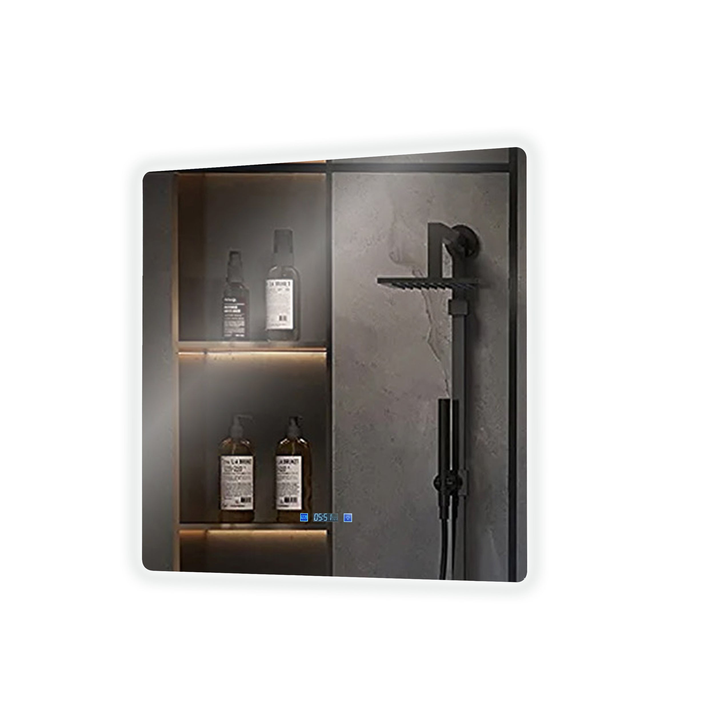 Lugano 36 in. W x 36 in. H LED Bathroom Vanity Mirror