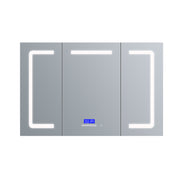 Lesina 60 in. W x 36 in. H Surface-Mount LED Mirror Medicine Cabinet with Defogger