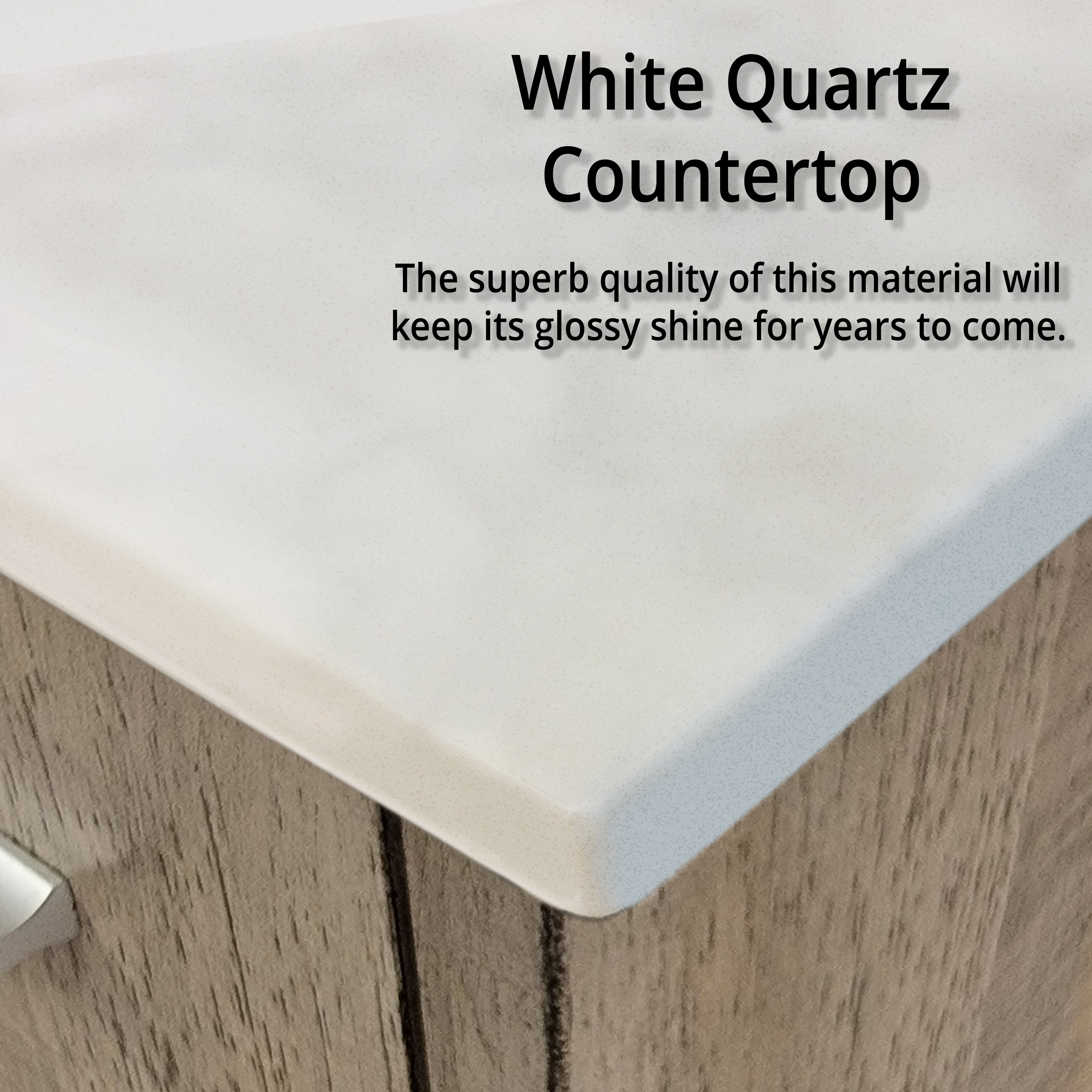 Lancy 30 in W x 20 in D Rustic Acacia Bath Vanity