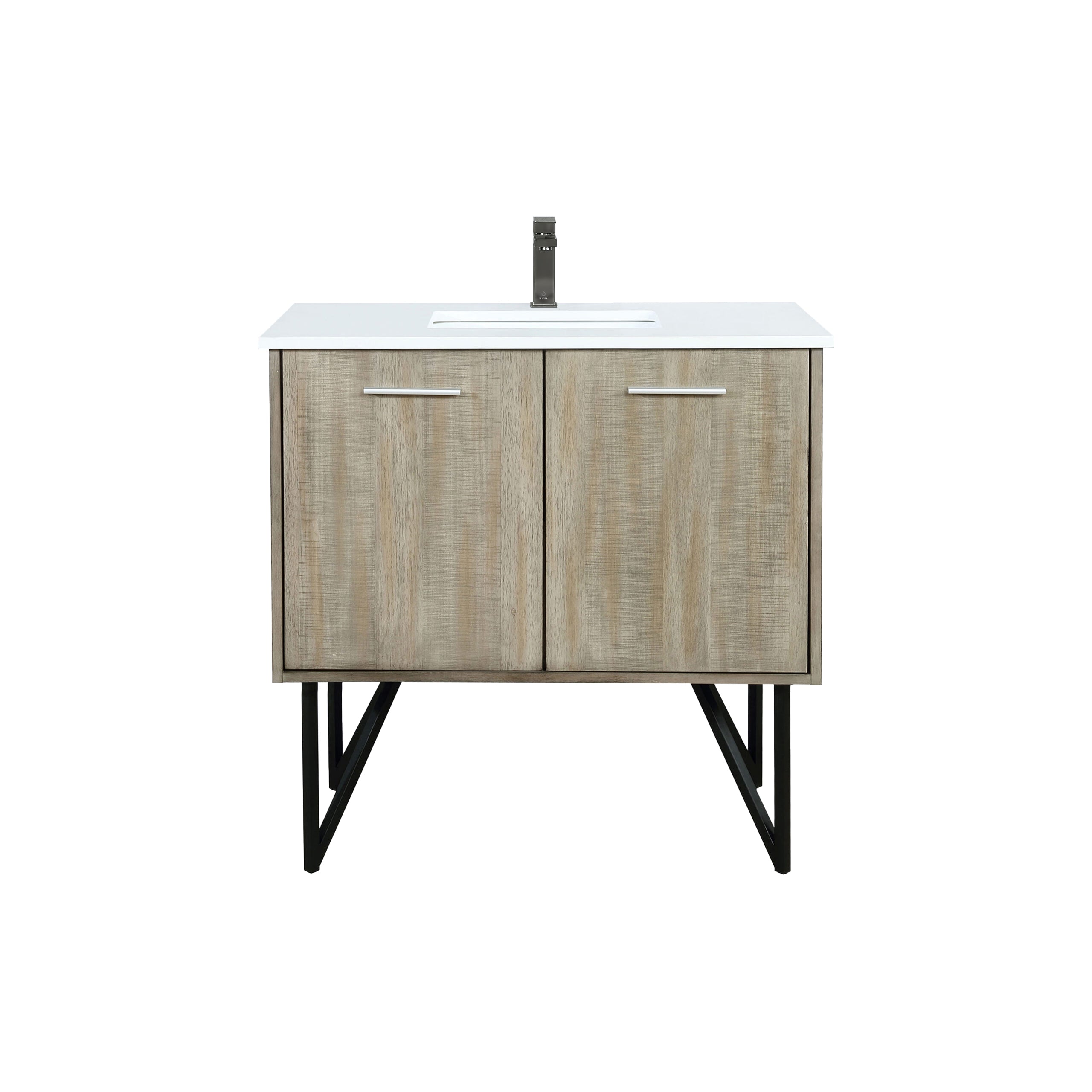 Lancy 36 in W x 20 in D Rustic Acacia Bath Vanity
