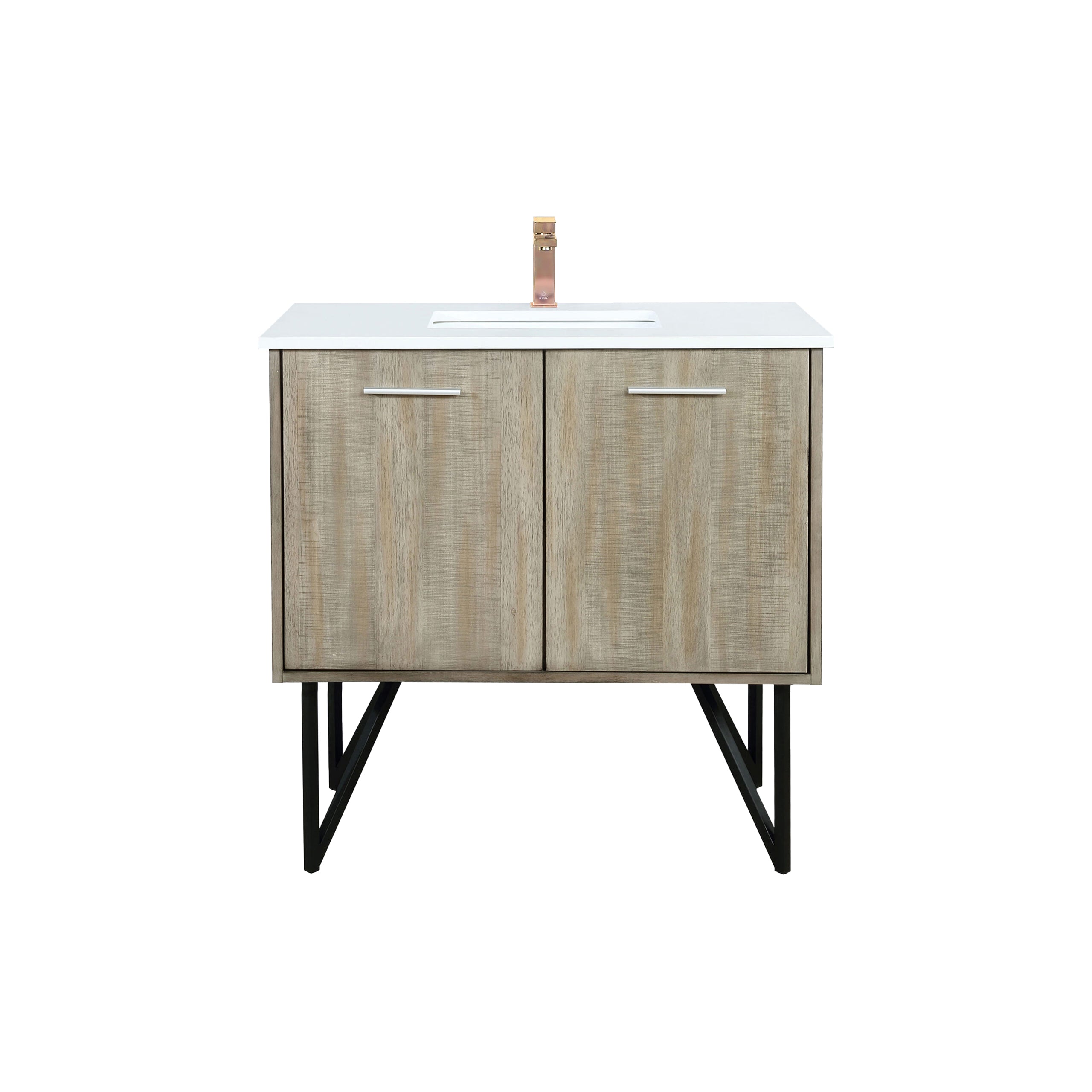 Lancy 36 in W x 20 in D Rustic Acacia Bath Vanity