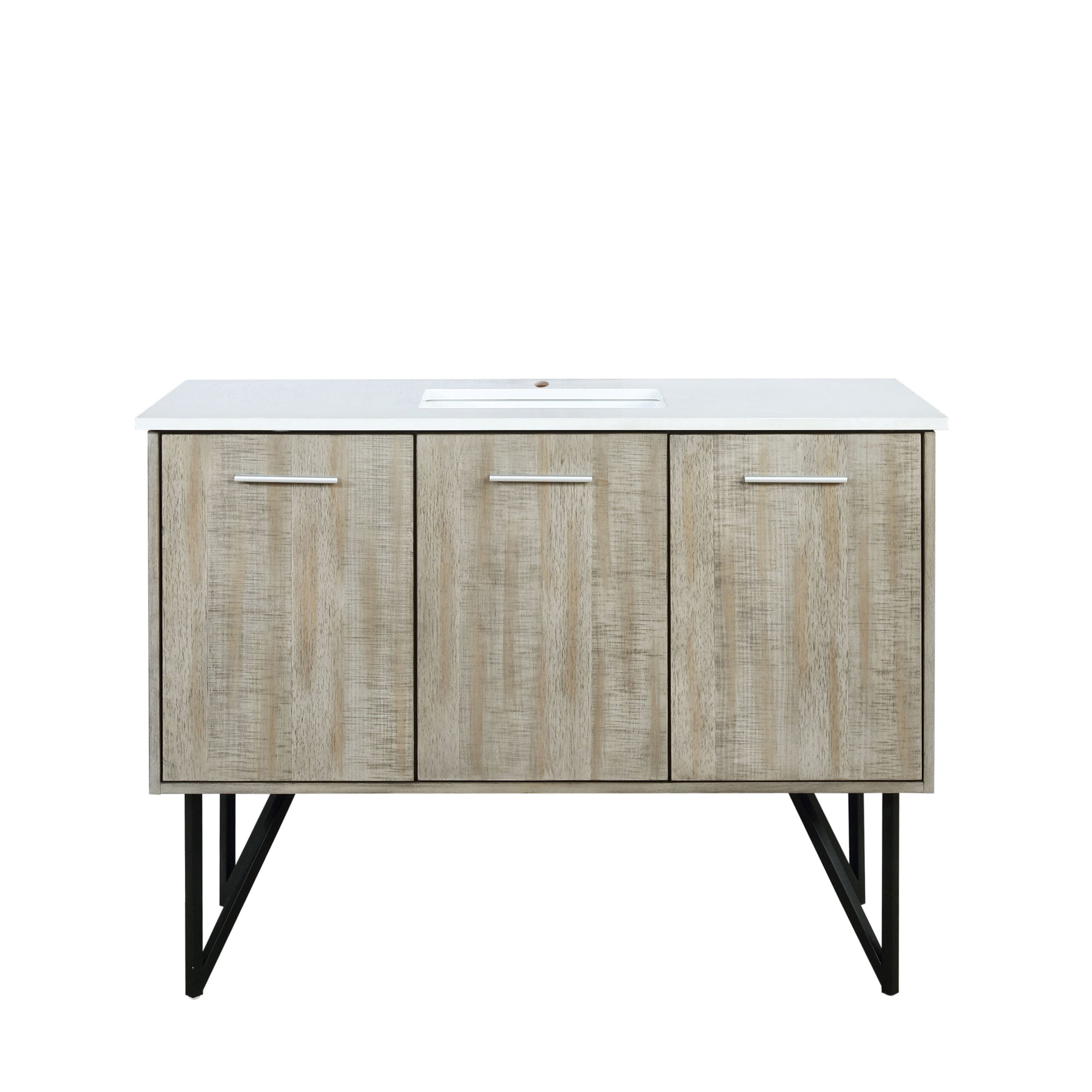 Lancy 48 in W x 20 in D Rustic Acacia Bath Vanity