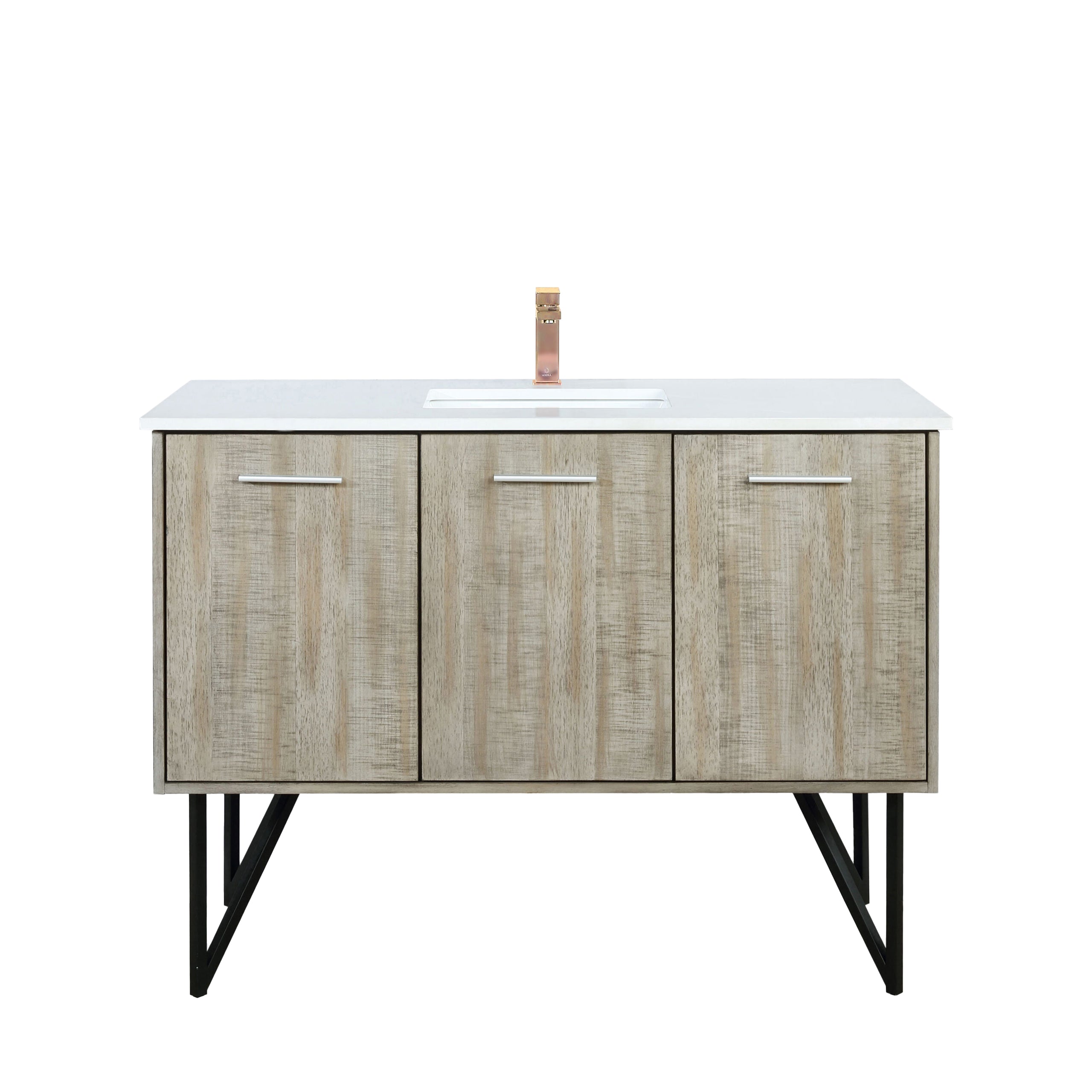 Lancy 48 in W x 20 in D Rustic Acacia Bath Vanity