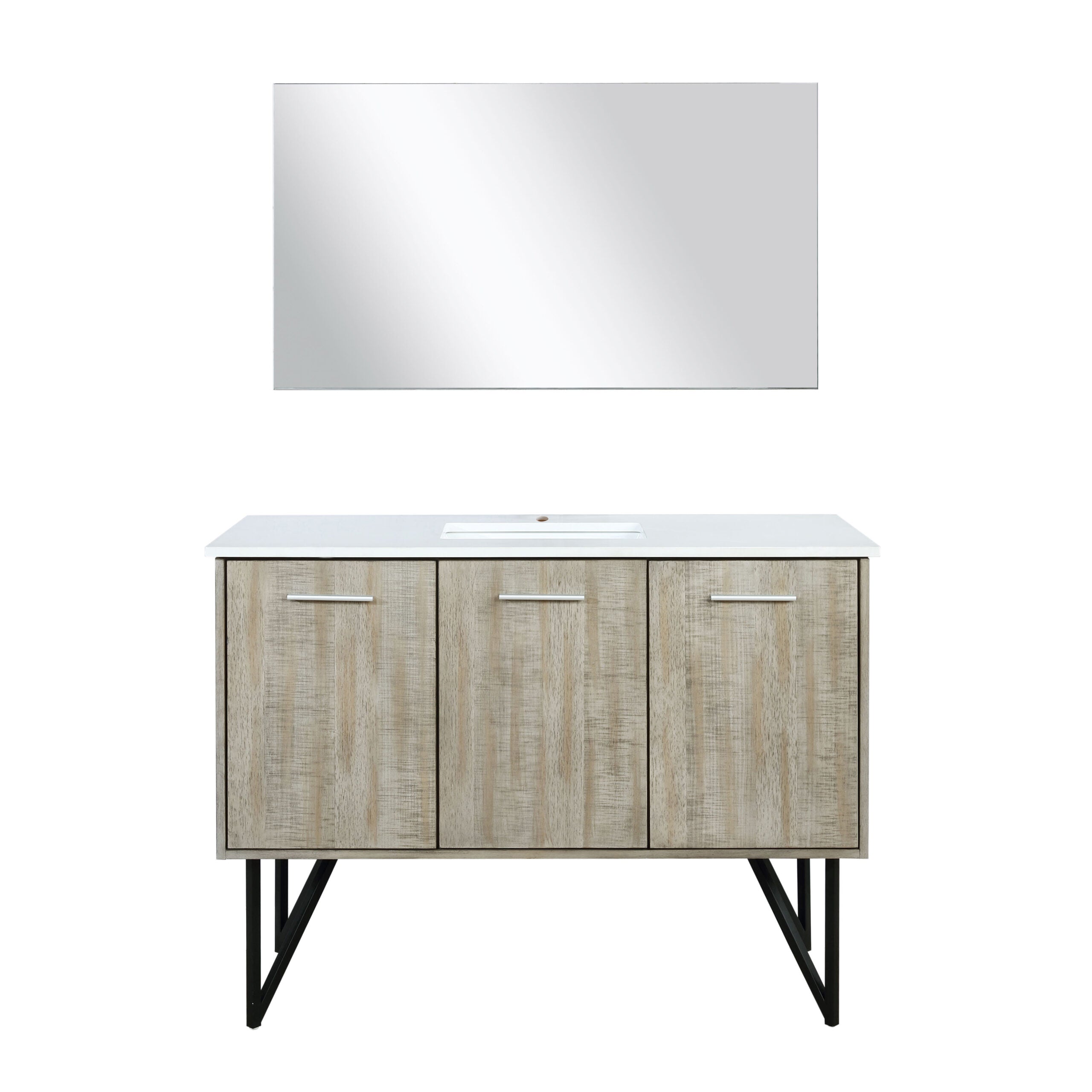 Lancy 48 in W x 20 in D Rustic Acacia Bath Vanity