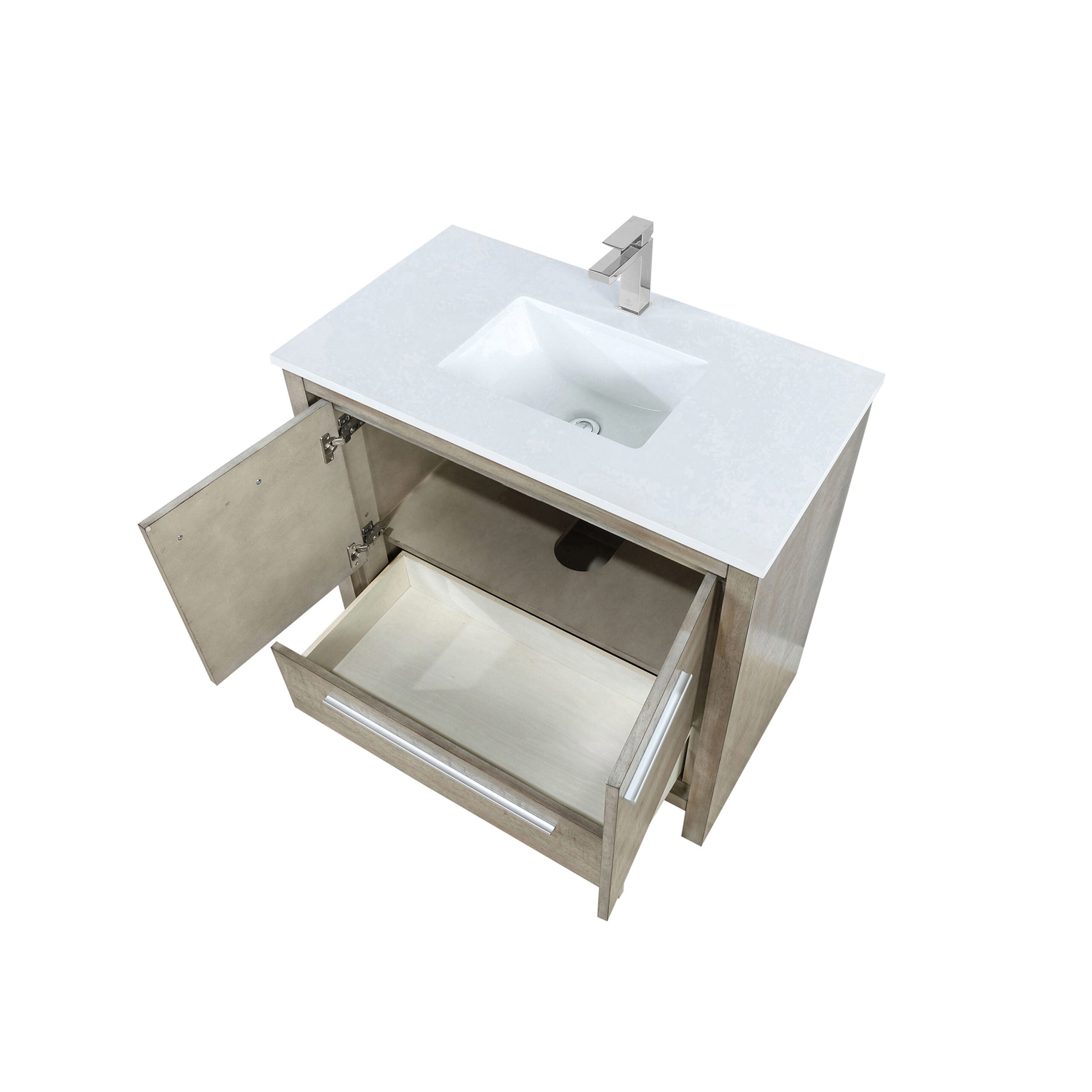 Lafarre 36 in W x 20 in D Rustic Acacia Bath Vanity