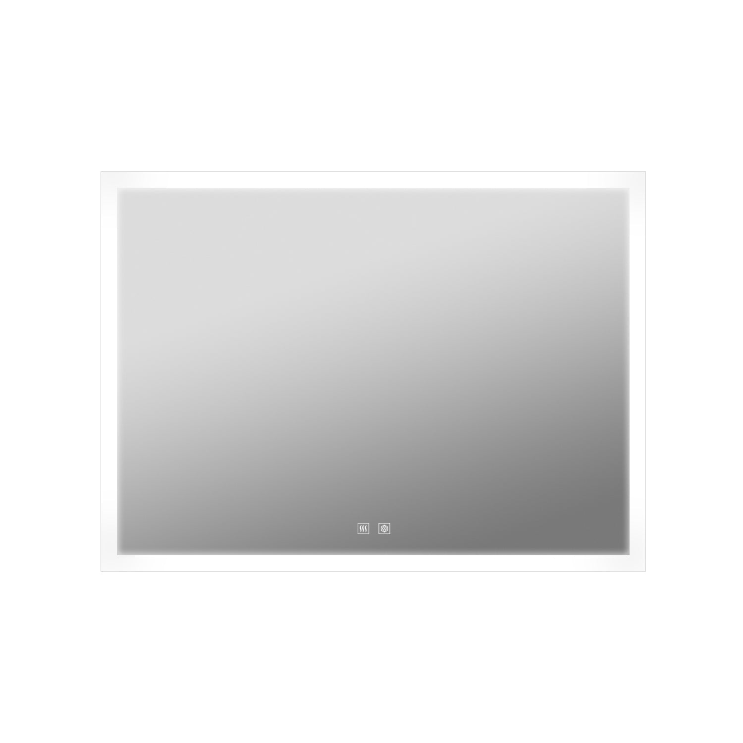 Aurorium 36 in. W x 28 in. H LED Bathroom Vanity Mirror