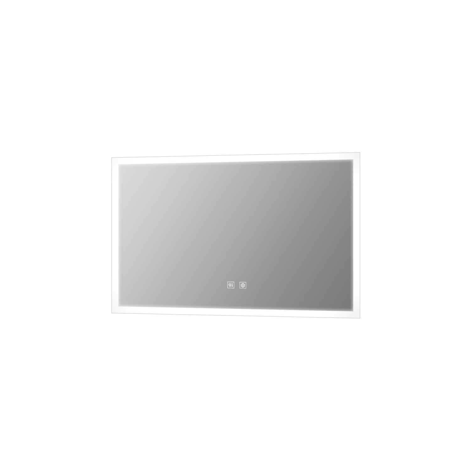 Aurorium 48" x 32" LED Bathroom Vanity Mirror with Defogger – LLMAU4832