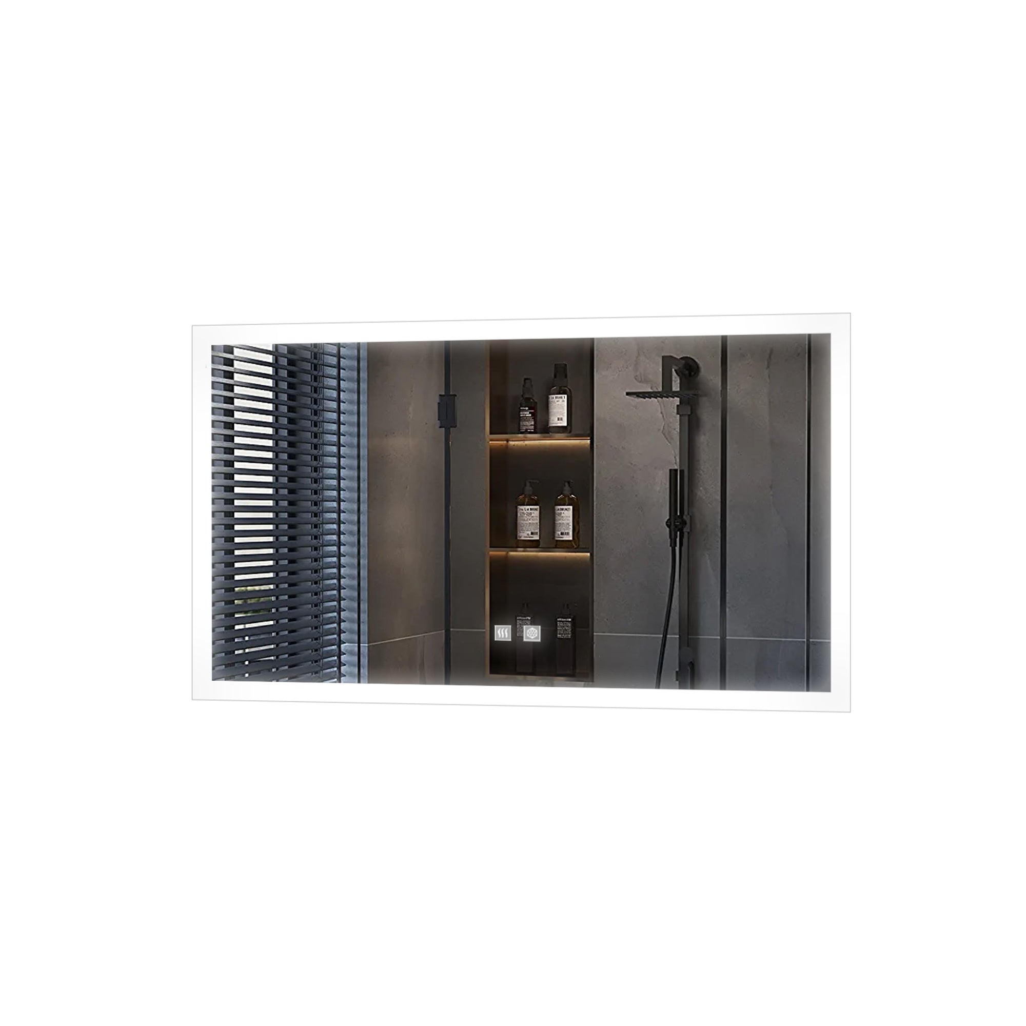 Aurorium 60 in. W x 32 in. H LED Bathroom Vanity Mirror